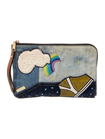 Denim Clutch