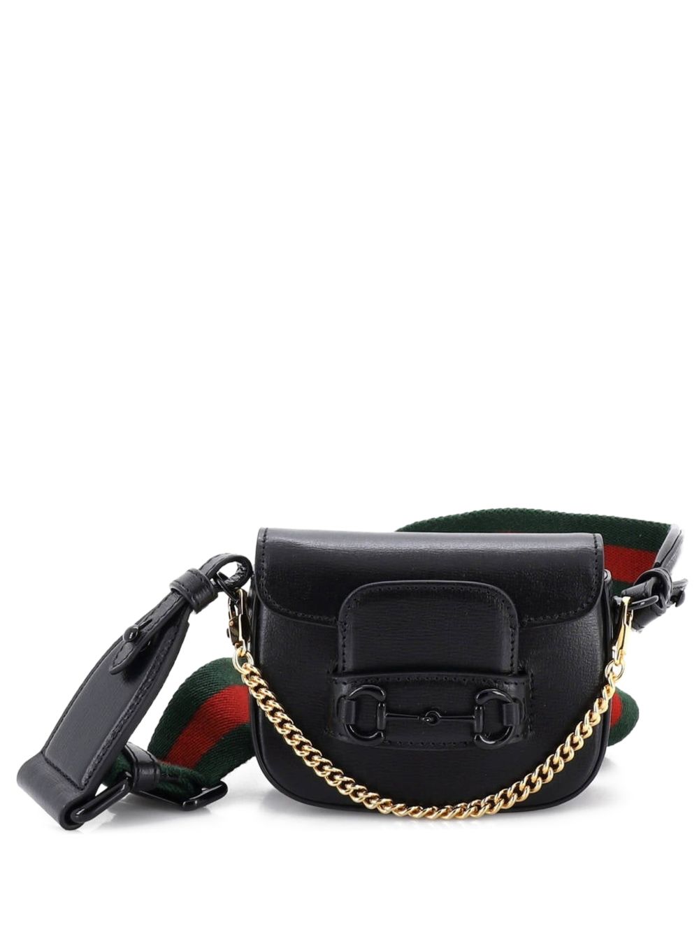 Horsebit 1955 Flap Wallet with Strap Leather crossbody bag