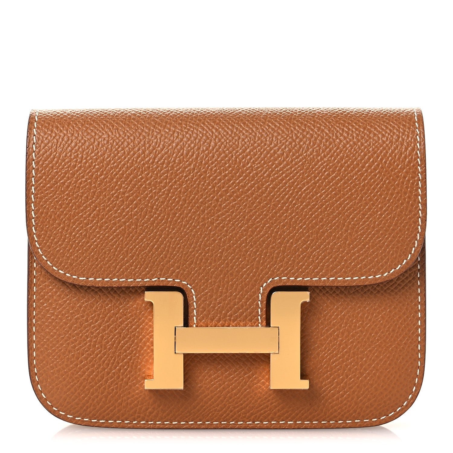 Hermes Hermes Epsom Constance Slim Wallet Gold