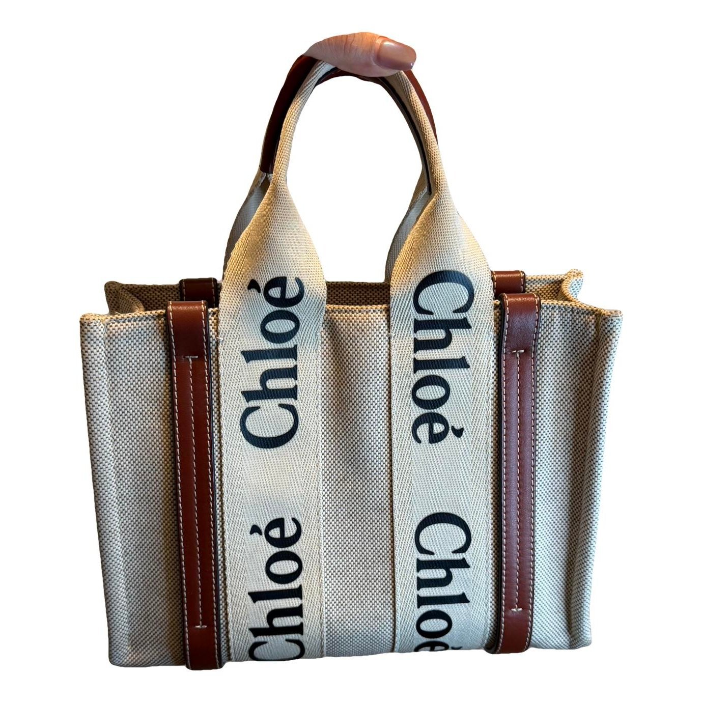 Woody cloth tote