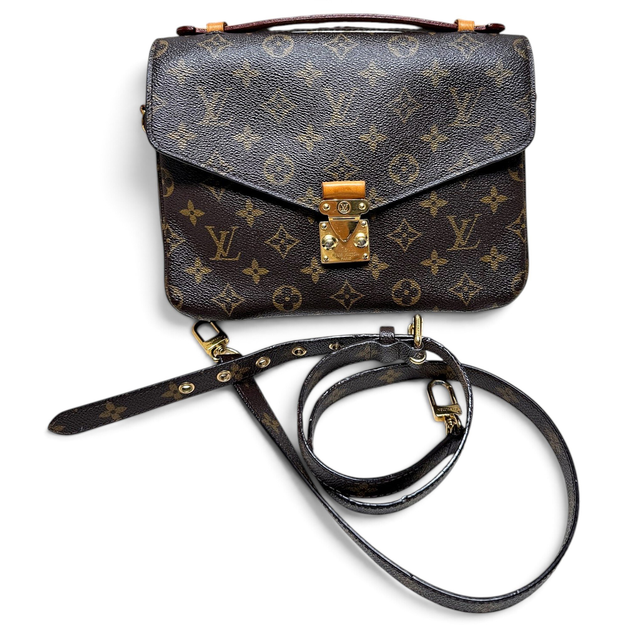 Metis leather handbag
