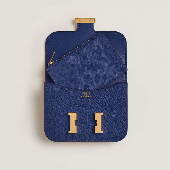 Bleu Saphir Constance Slim Wallet