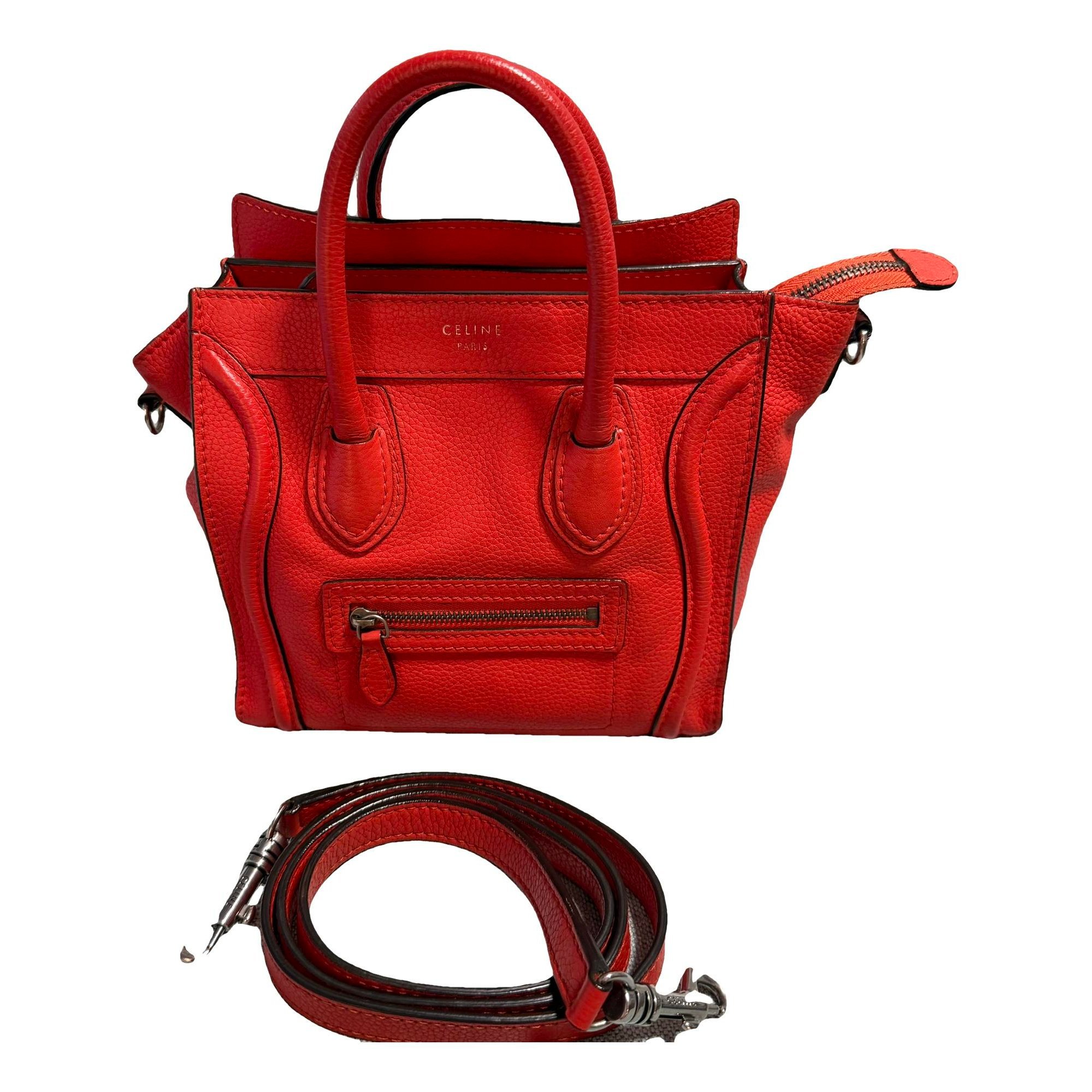 Nano Luggage leather handbag