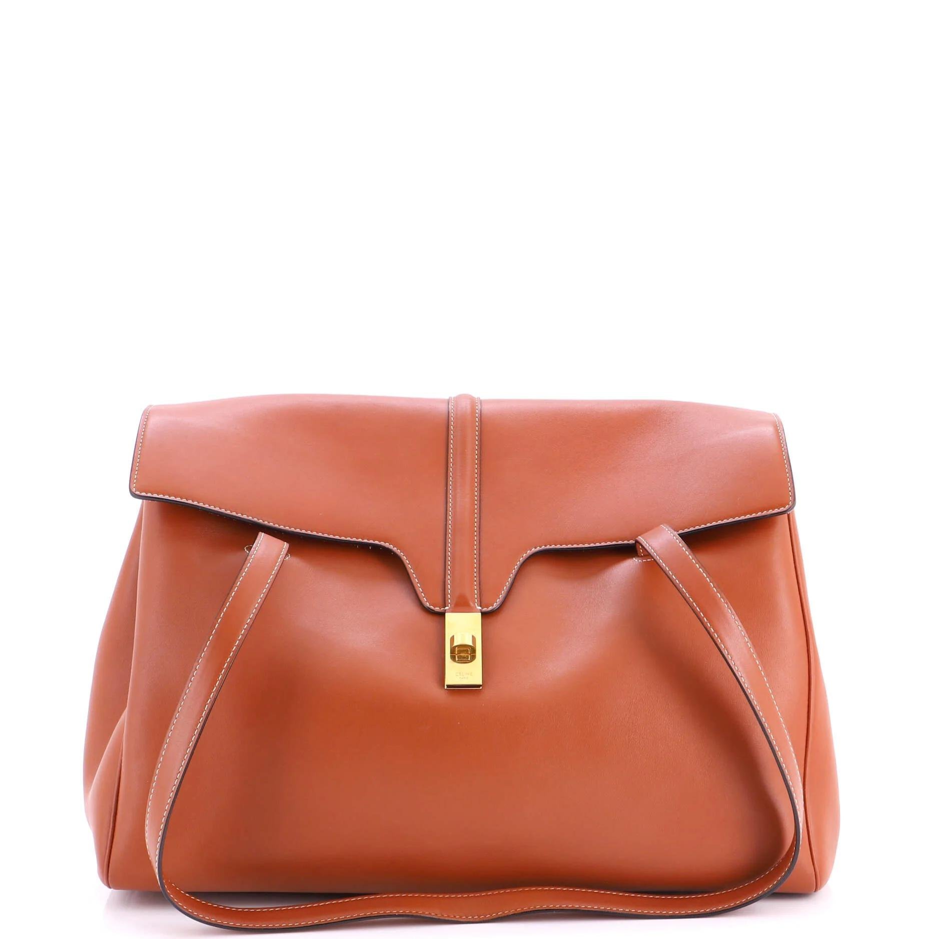 Leather handbag