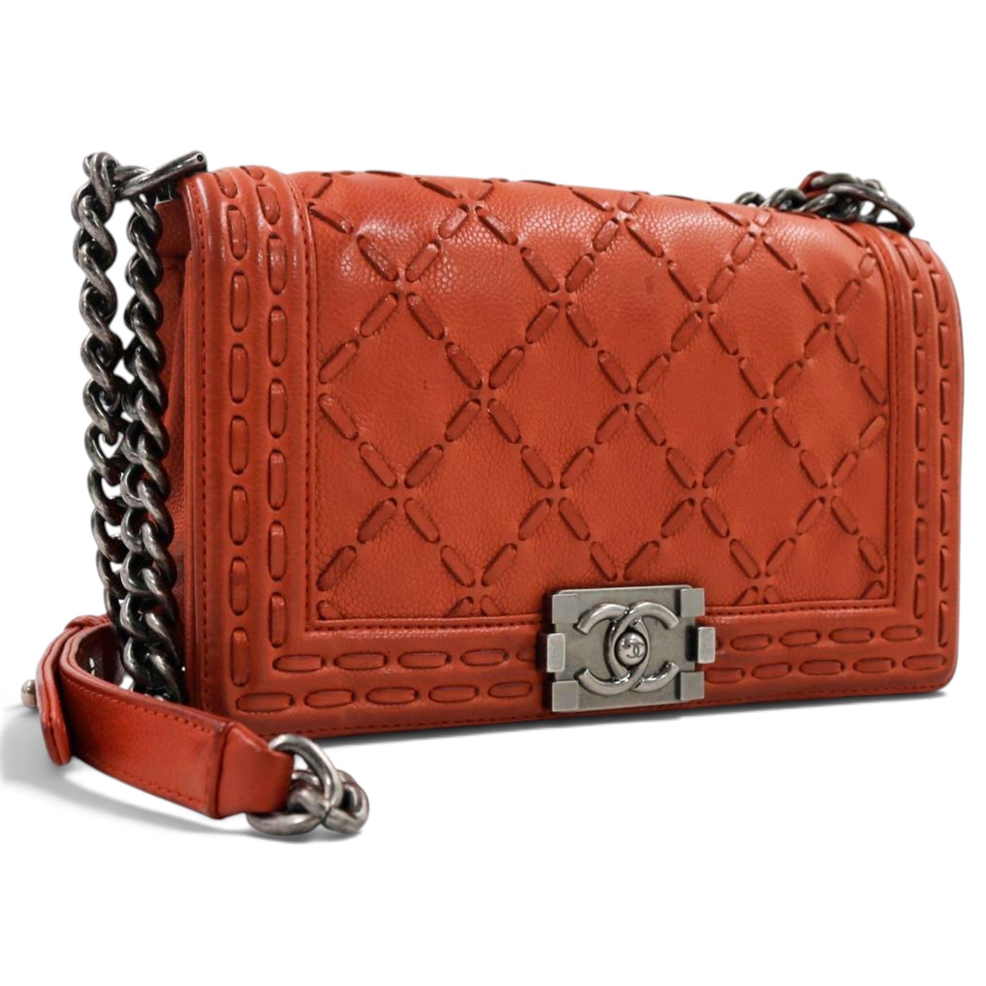 Leather handbag