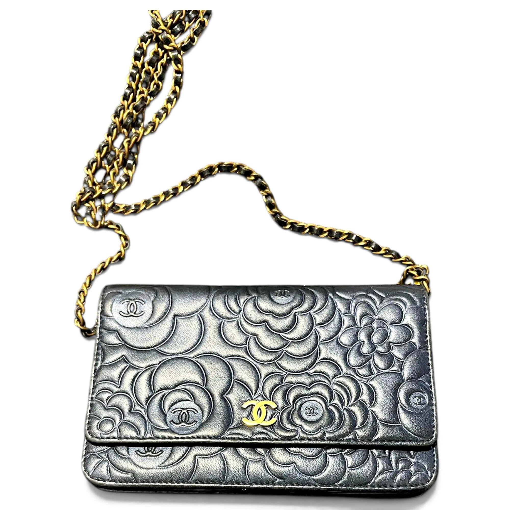Wallet On Chain Timeless/Classique leather handbag