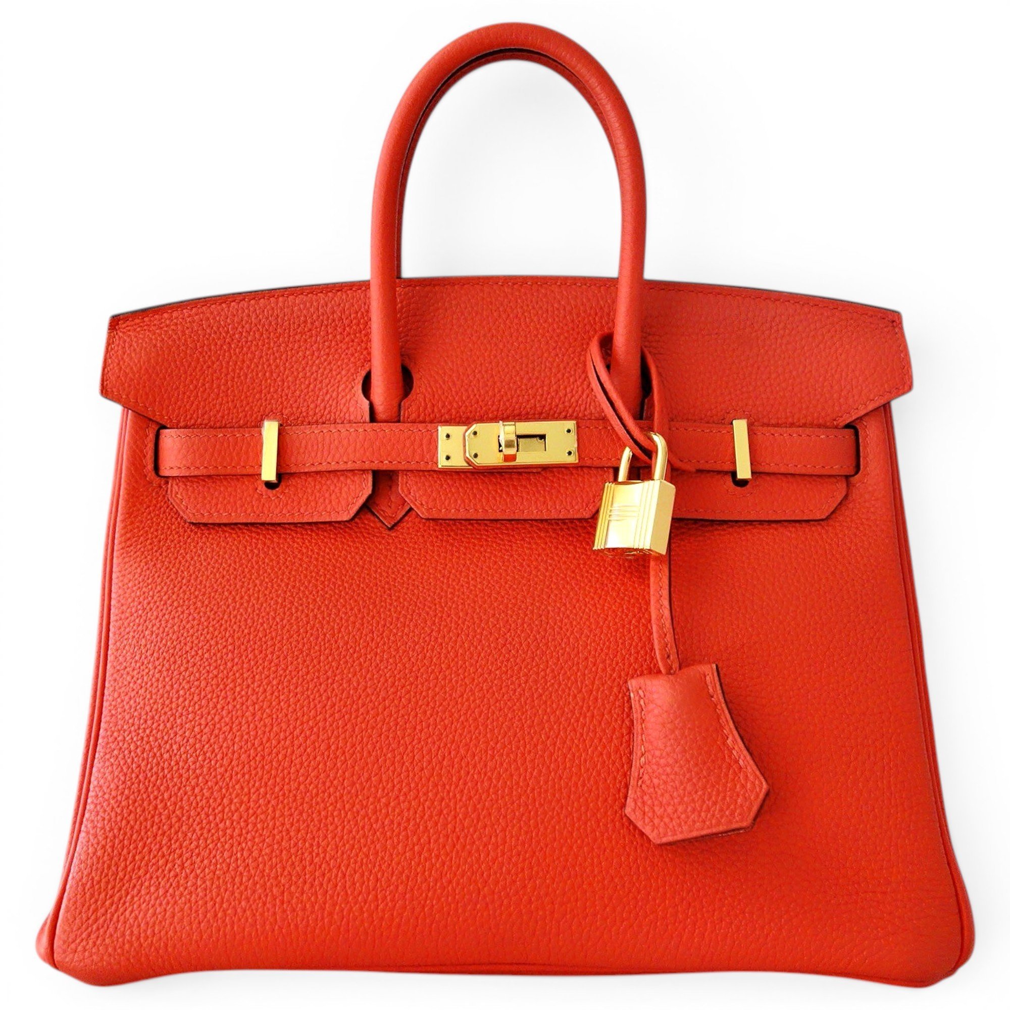 Birkin 25 leather handbag
