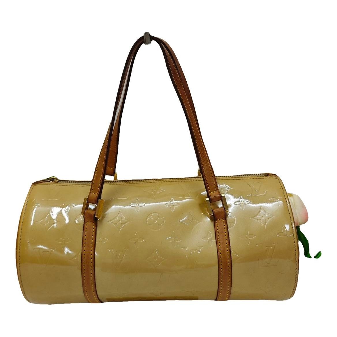 Papillon patent leather handbag