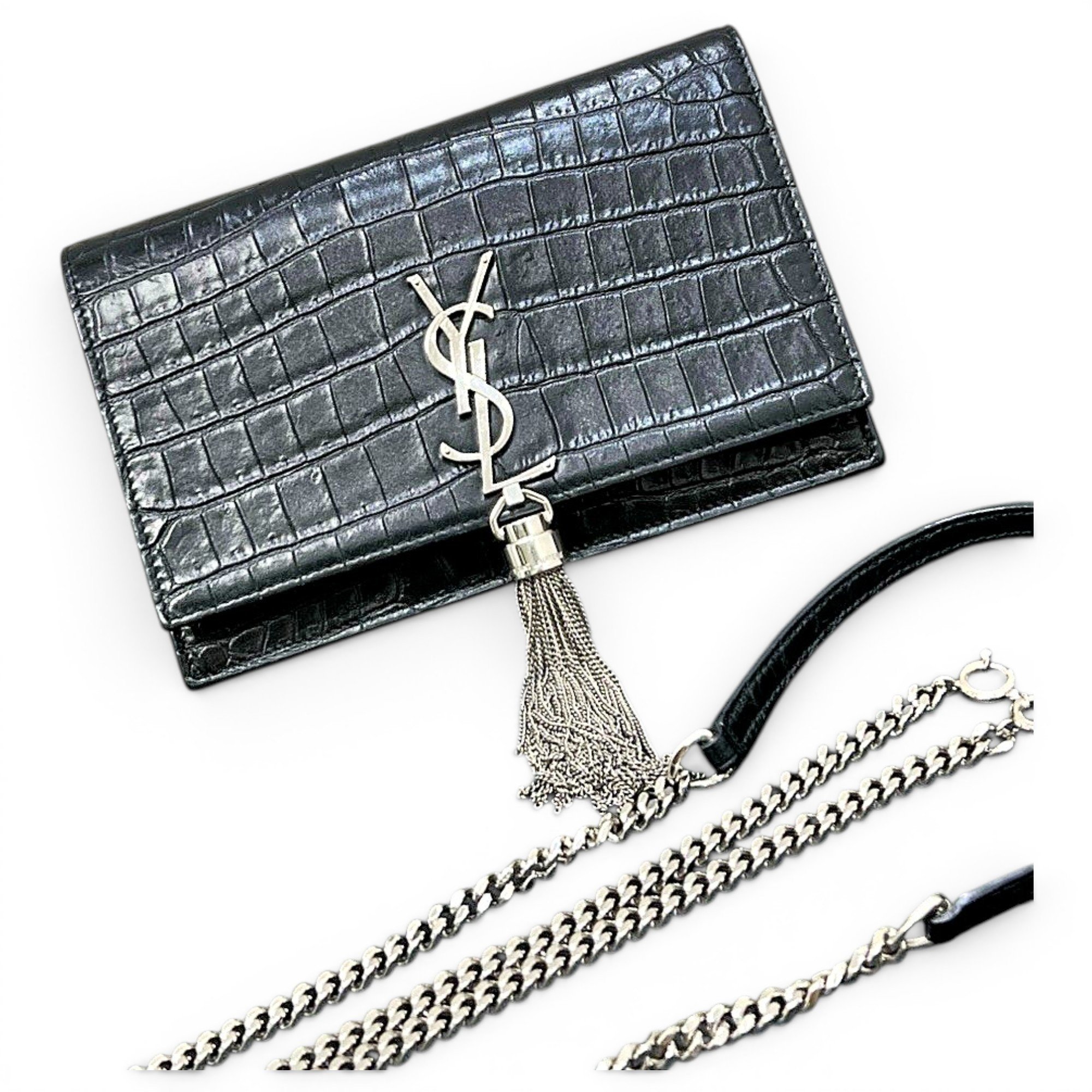 Pompom Kate leather handbag