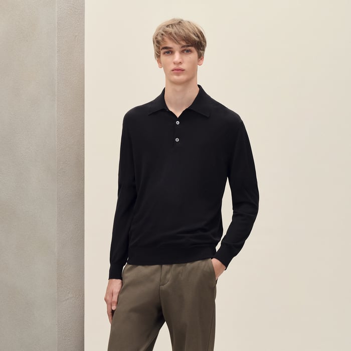 Noir "Detail H" Polo Shirt