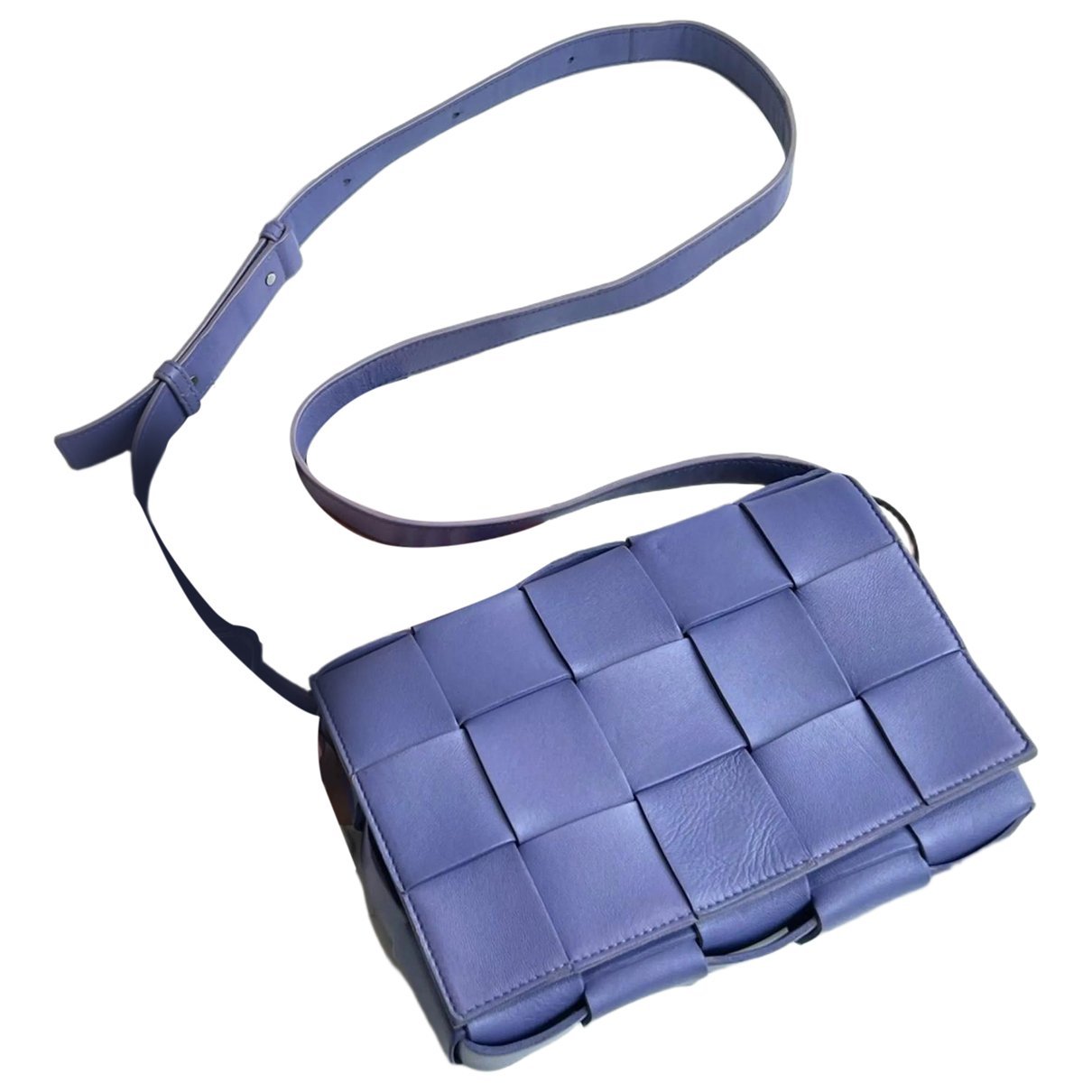 Cassette leather handbag
