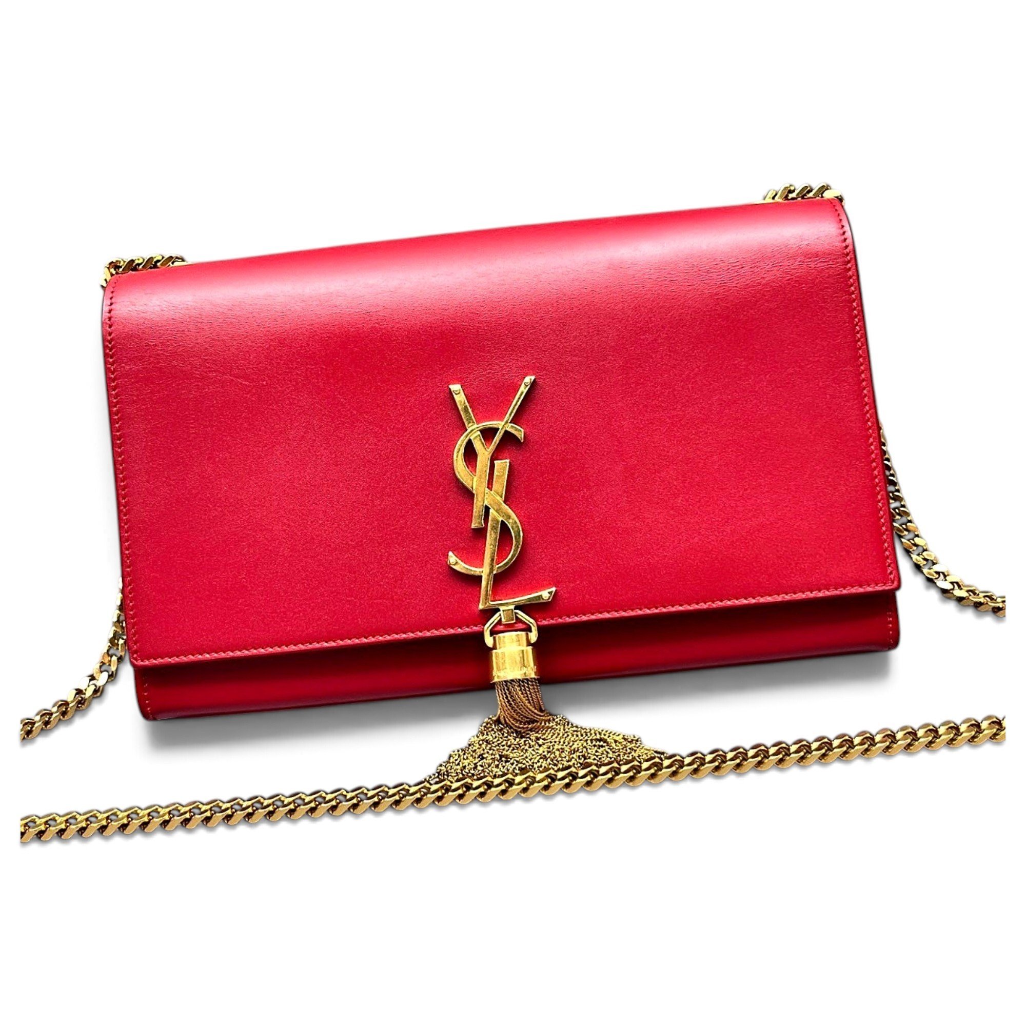 Pompom Kate leather handbag
