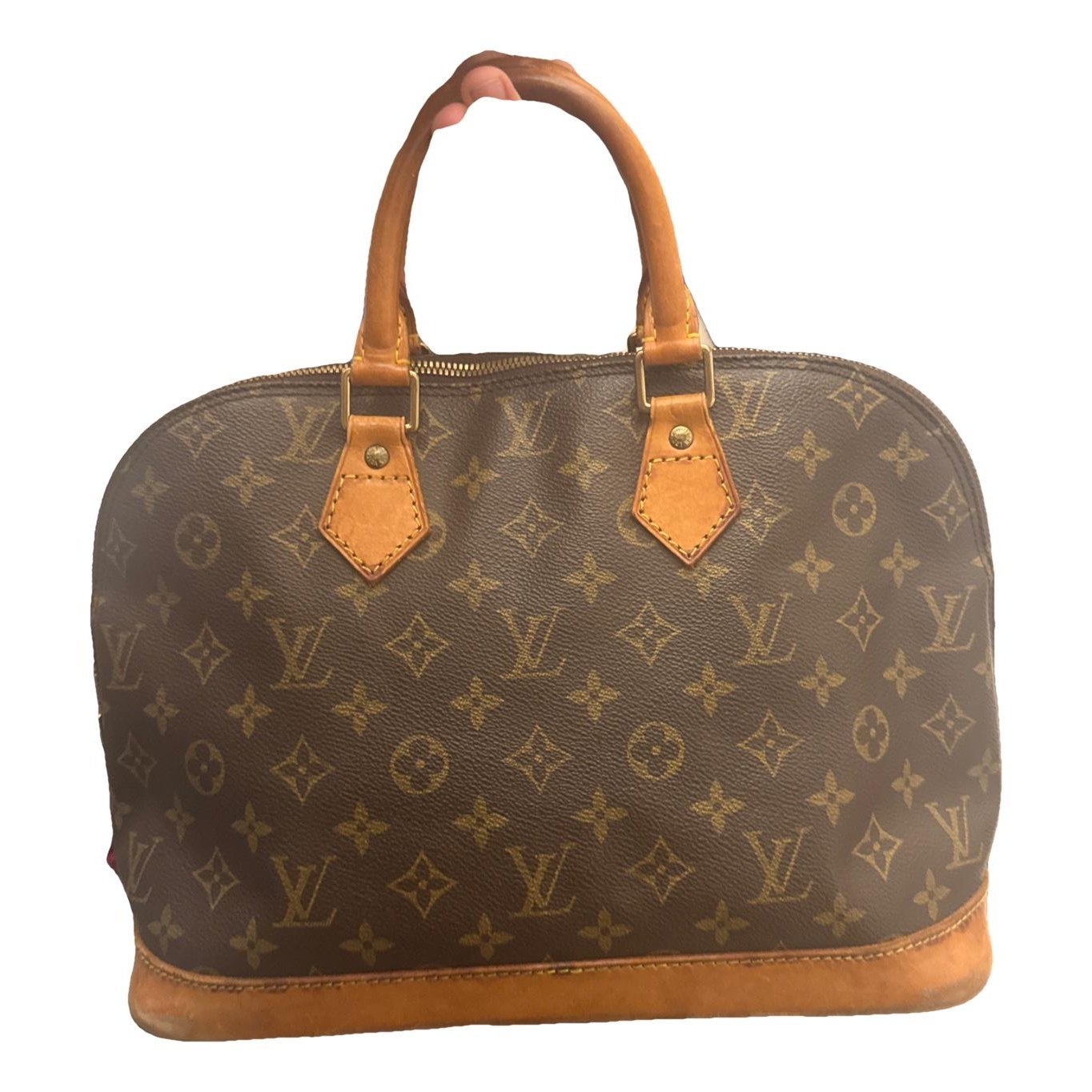 Alma leather handbag