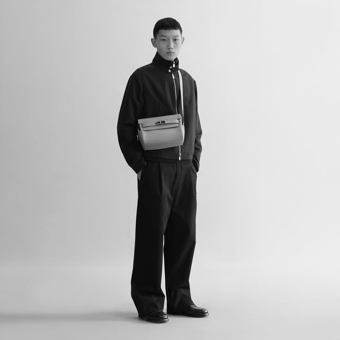 Gris Étain Kelly Messenger Bag