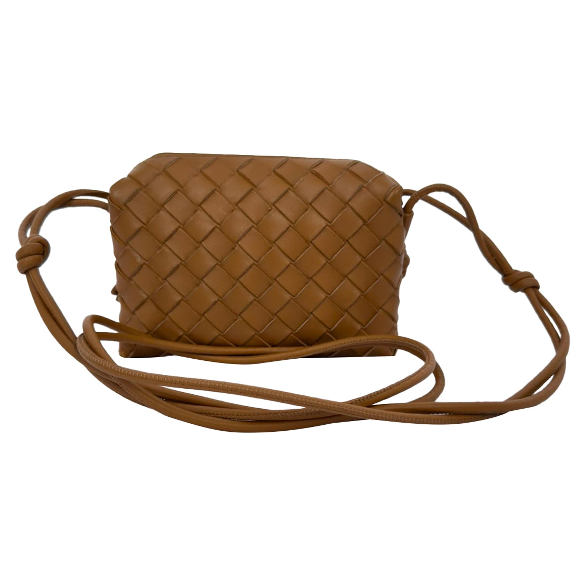 Loop leather handbag