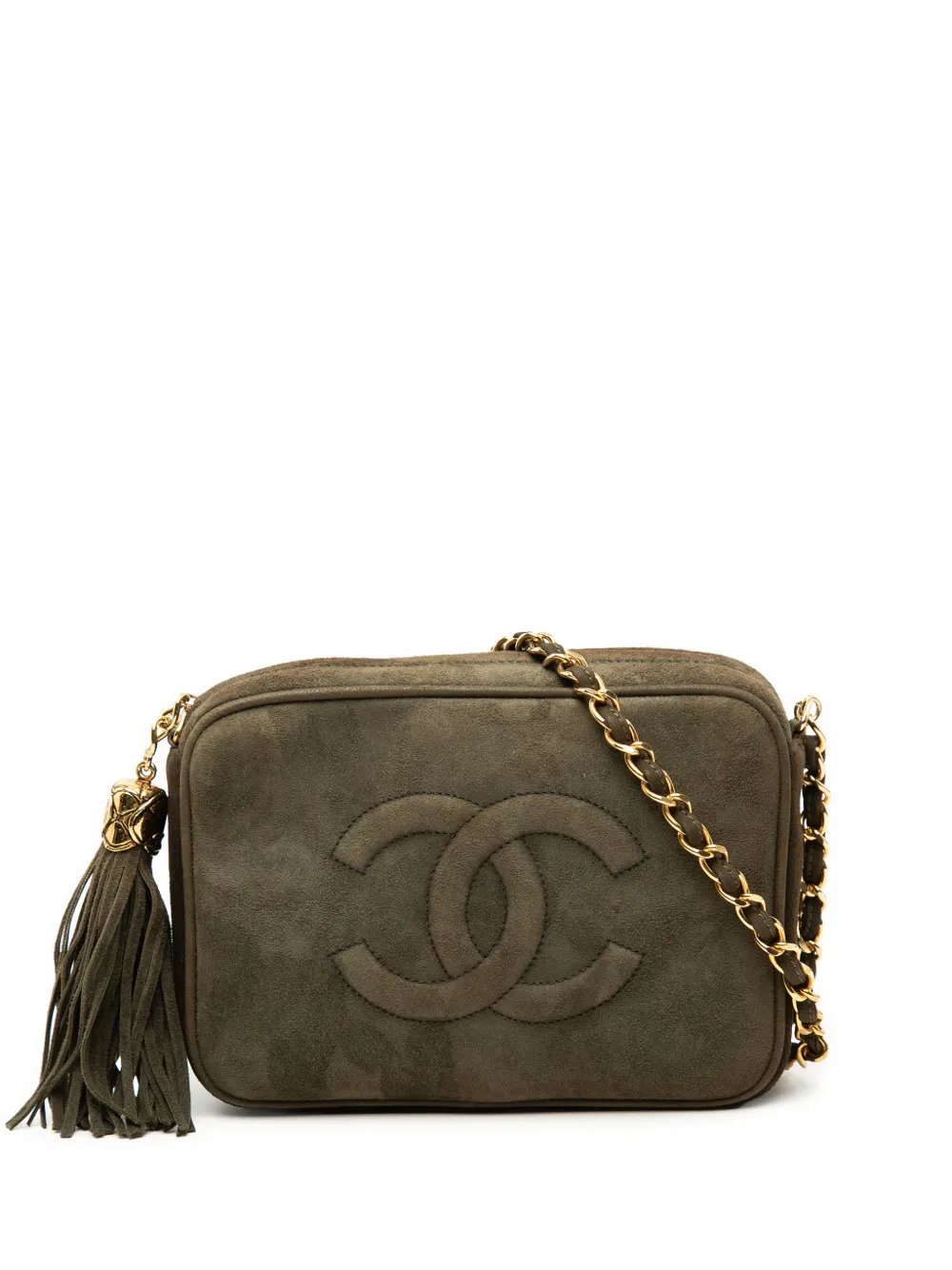 1989-1991 CC Suede Tassel Camera Bag crossbody bag