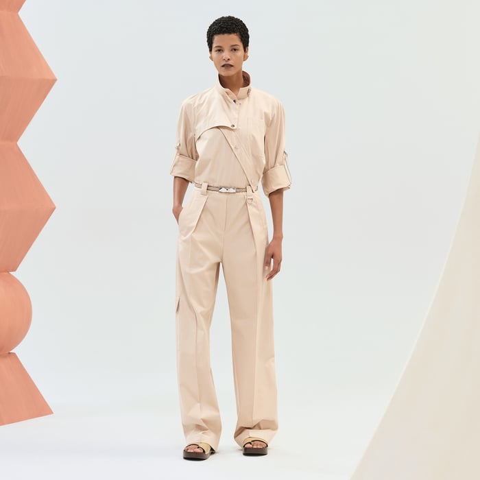 Beige Pyrite Jumpsuit