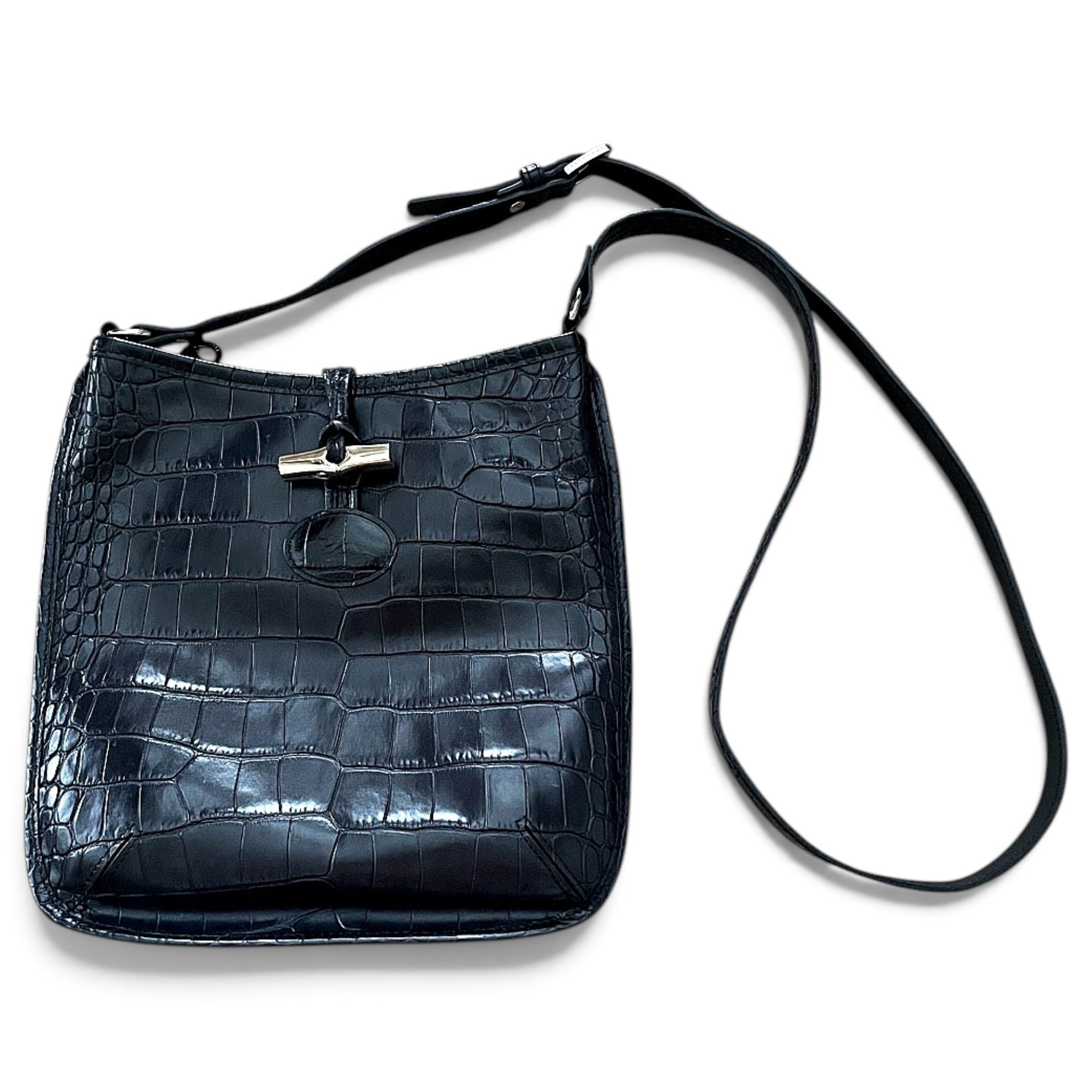 Roseau leather crossbody bag