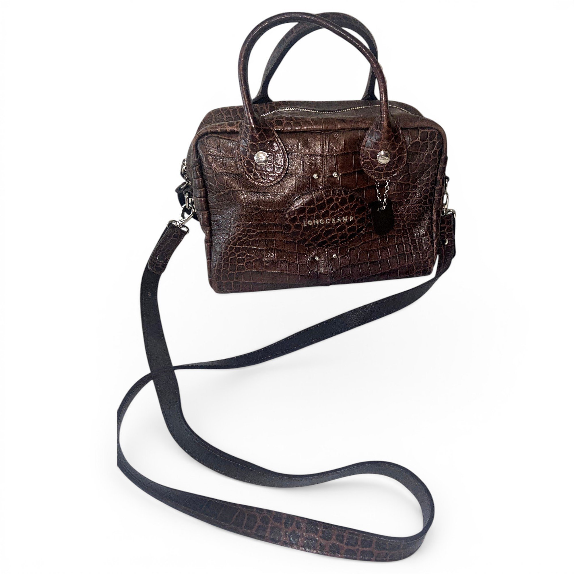 Leather crossbody bag