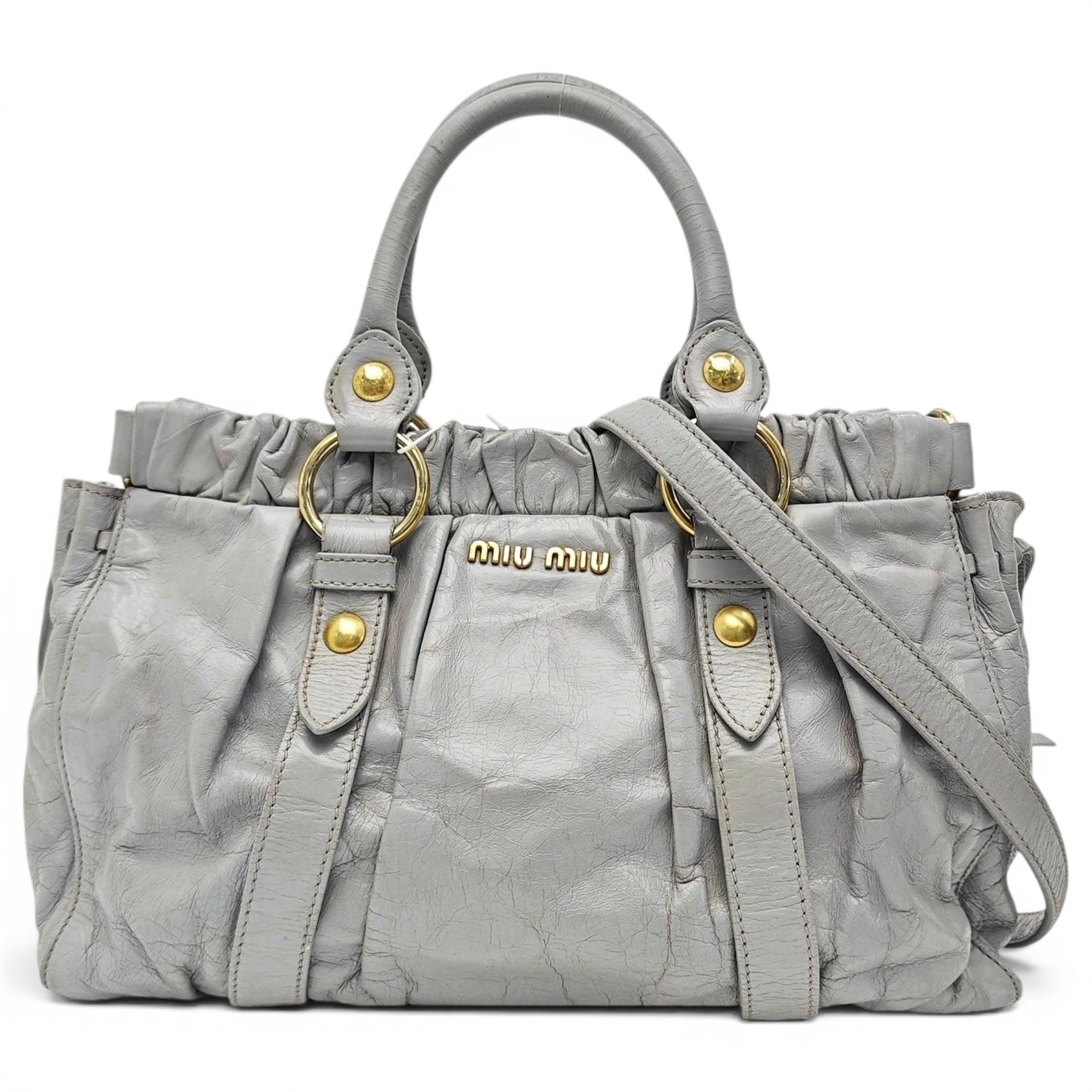 Leather handbag