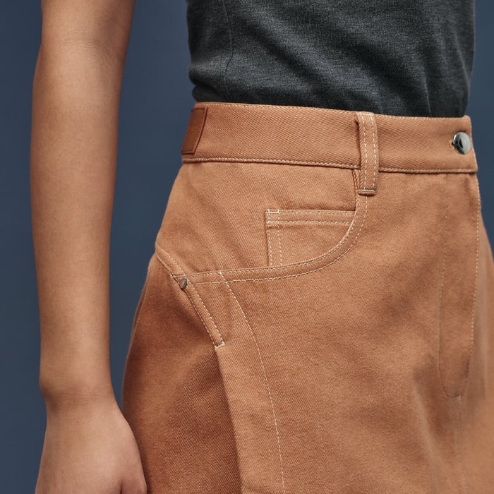 Marron Alezan Equestrian Miniskirt
