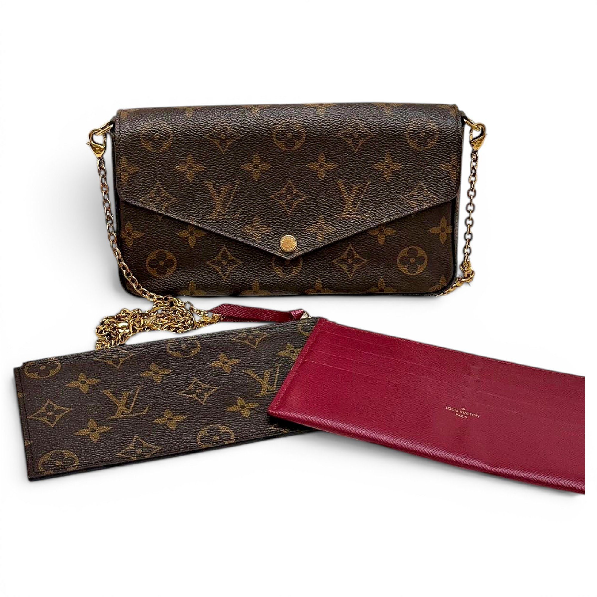 Félicie leather crossbody bag