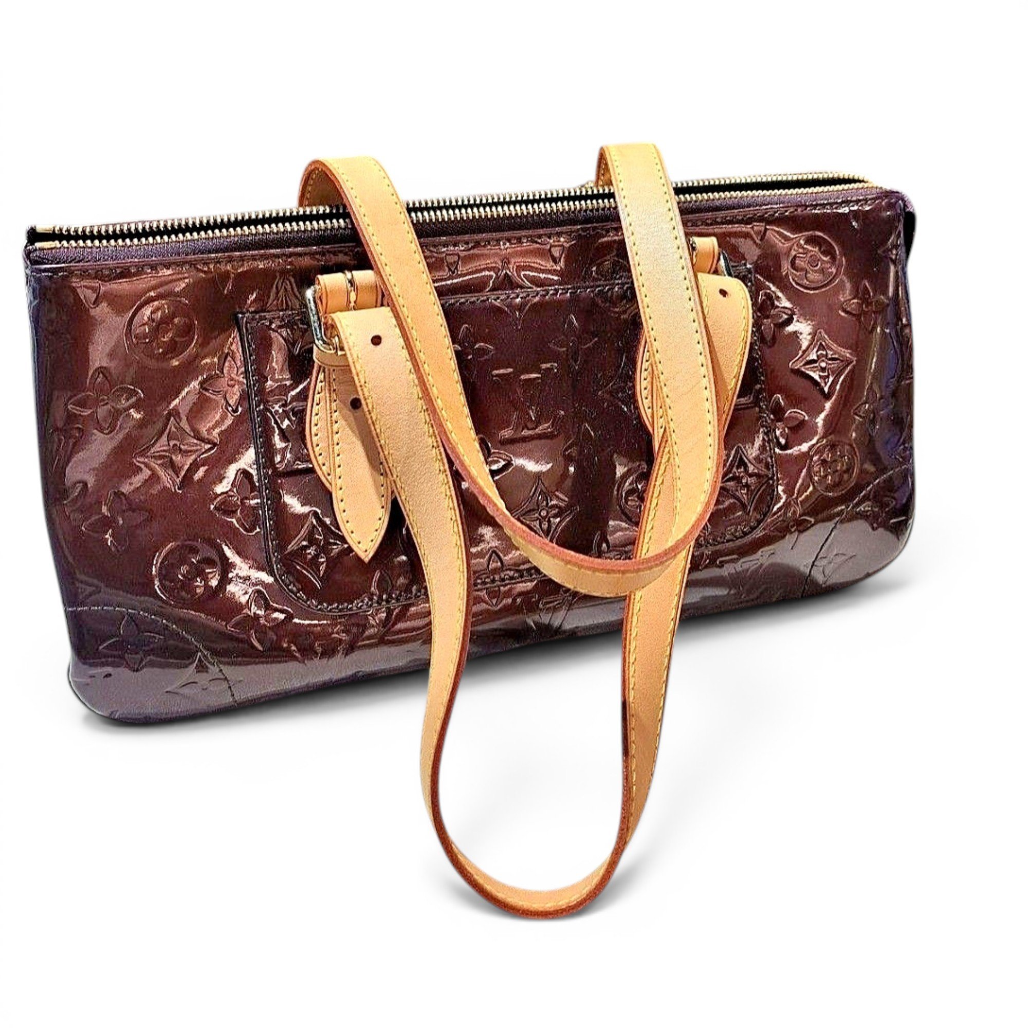Leather clutch bag