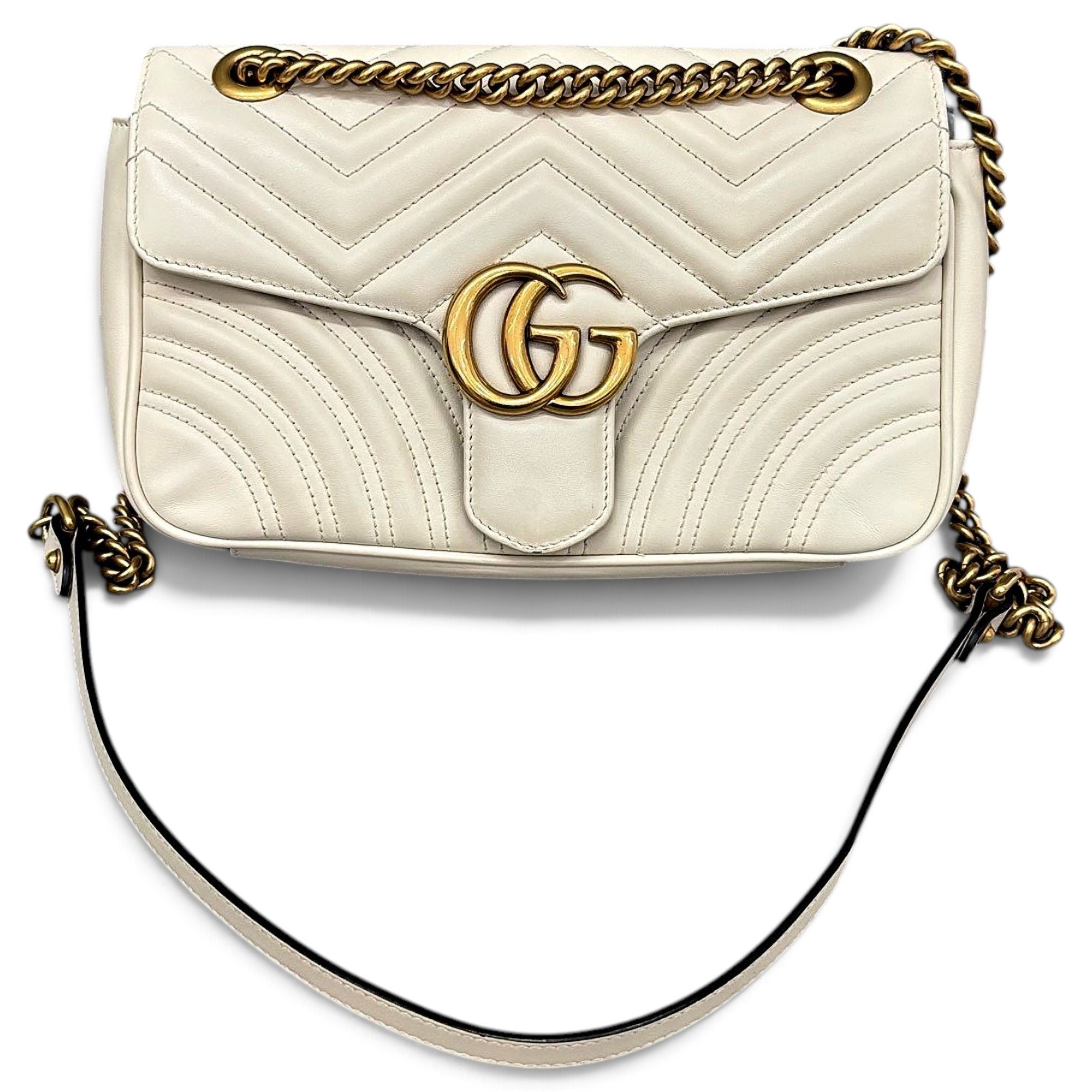 GG Marmont Flap leather handbag