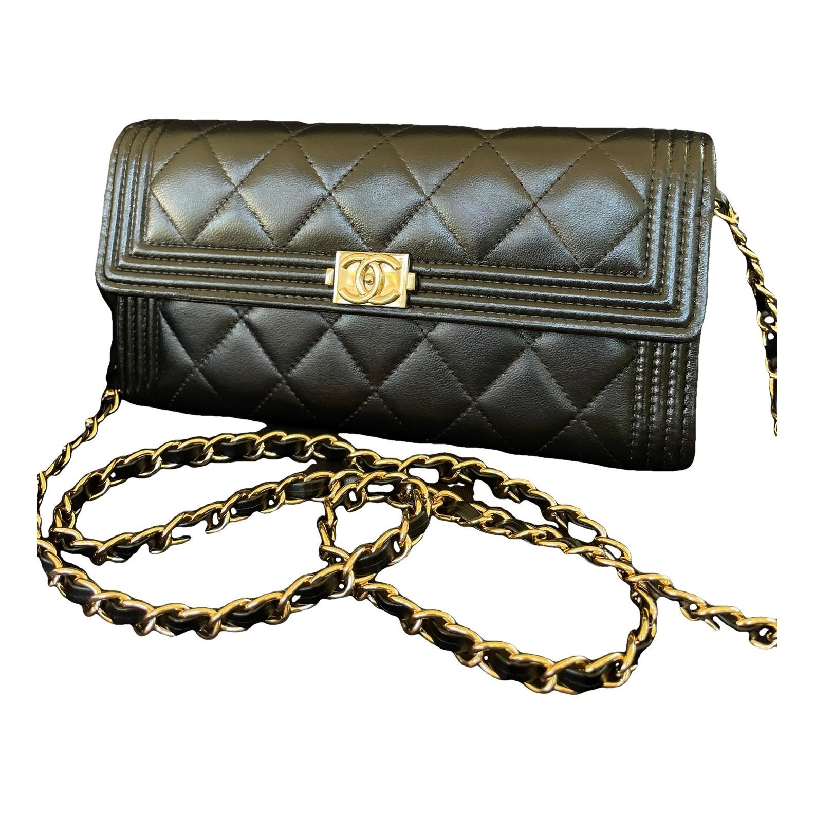 Boy leather crossbody bag