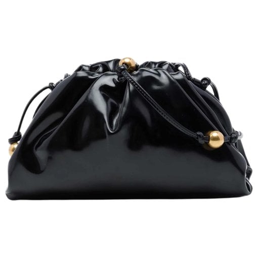 Pouch leather crossbody bag