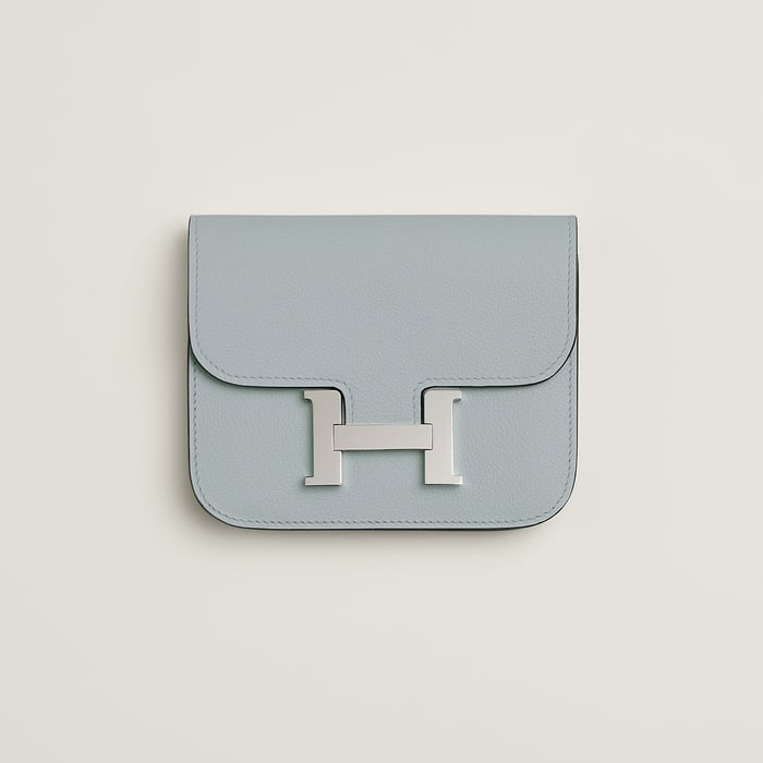 Bleu Glacier Constance Slim Wallet