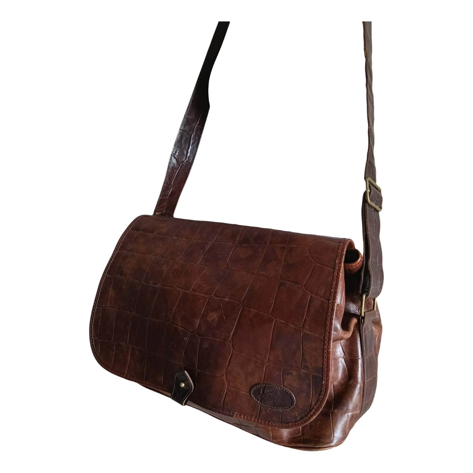 Leather tote