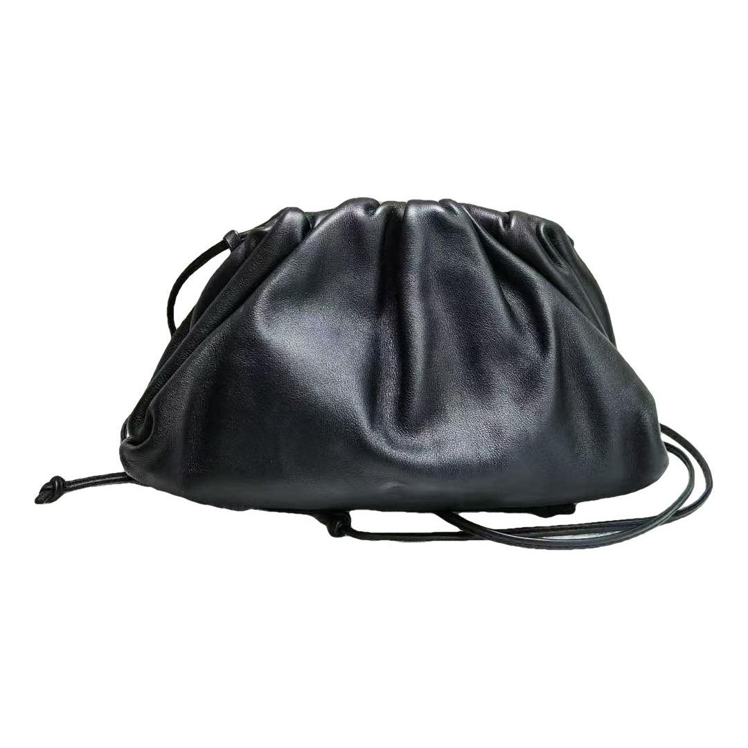 Pouch leather handbag