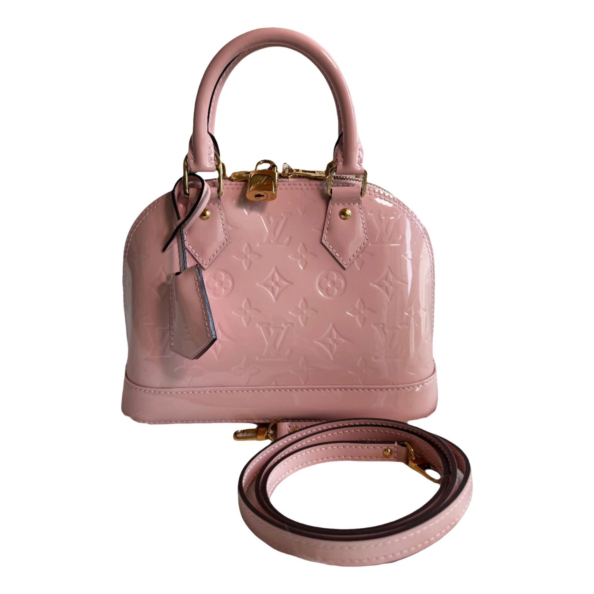 Alma BB patent leather handbag