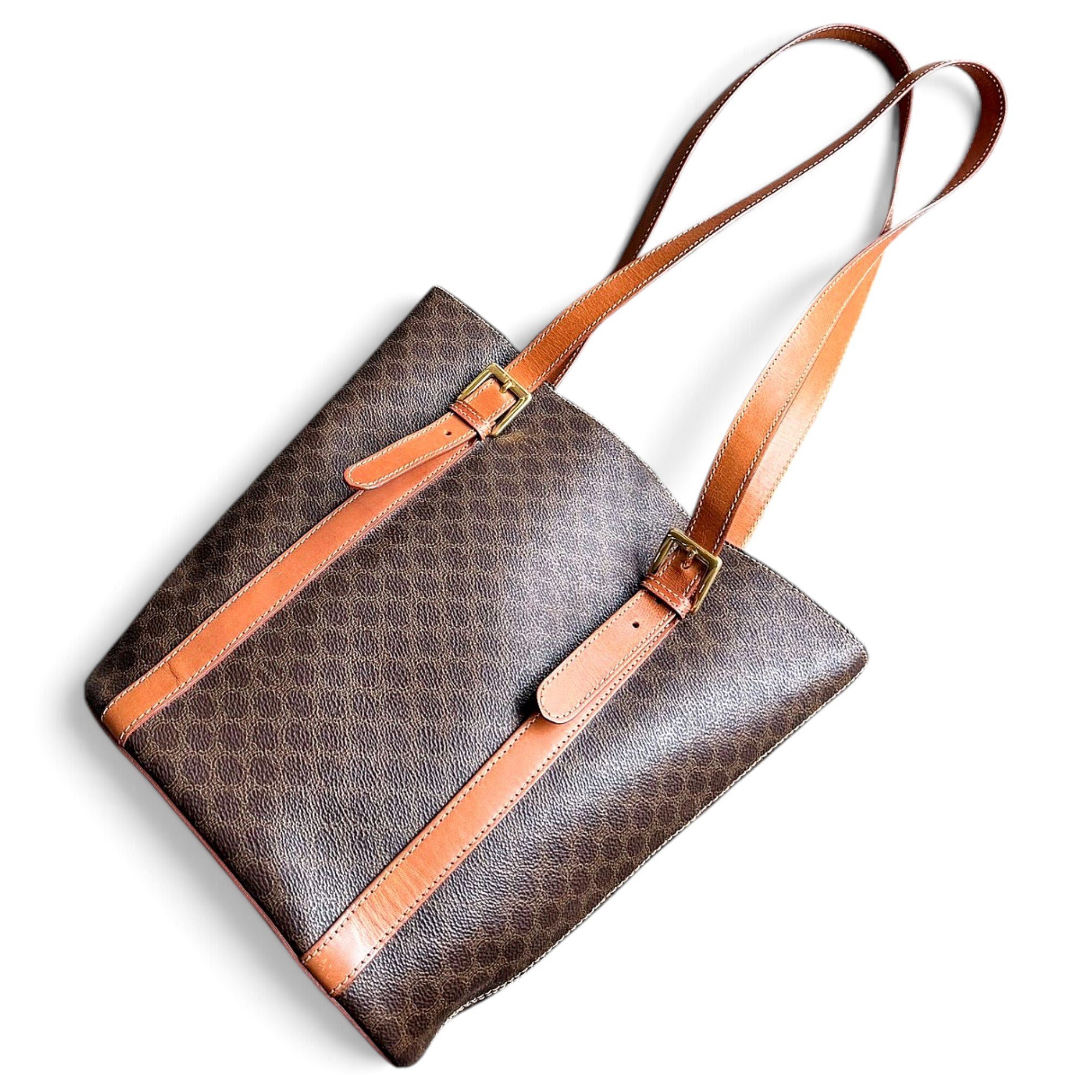 Leather tote