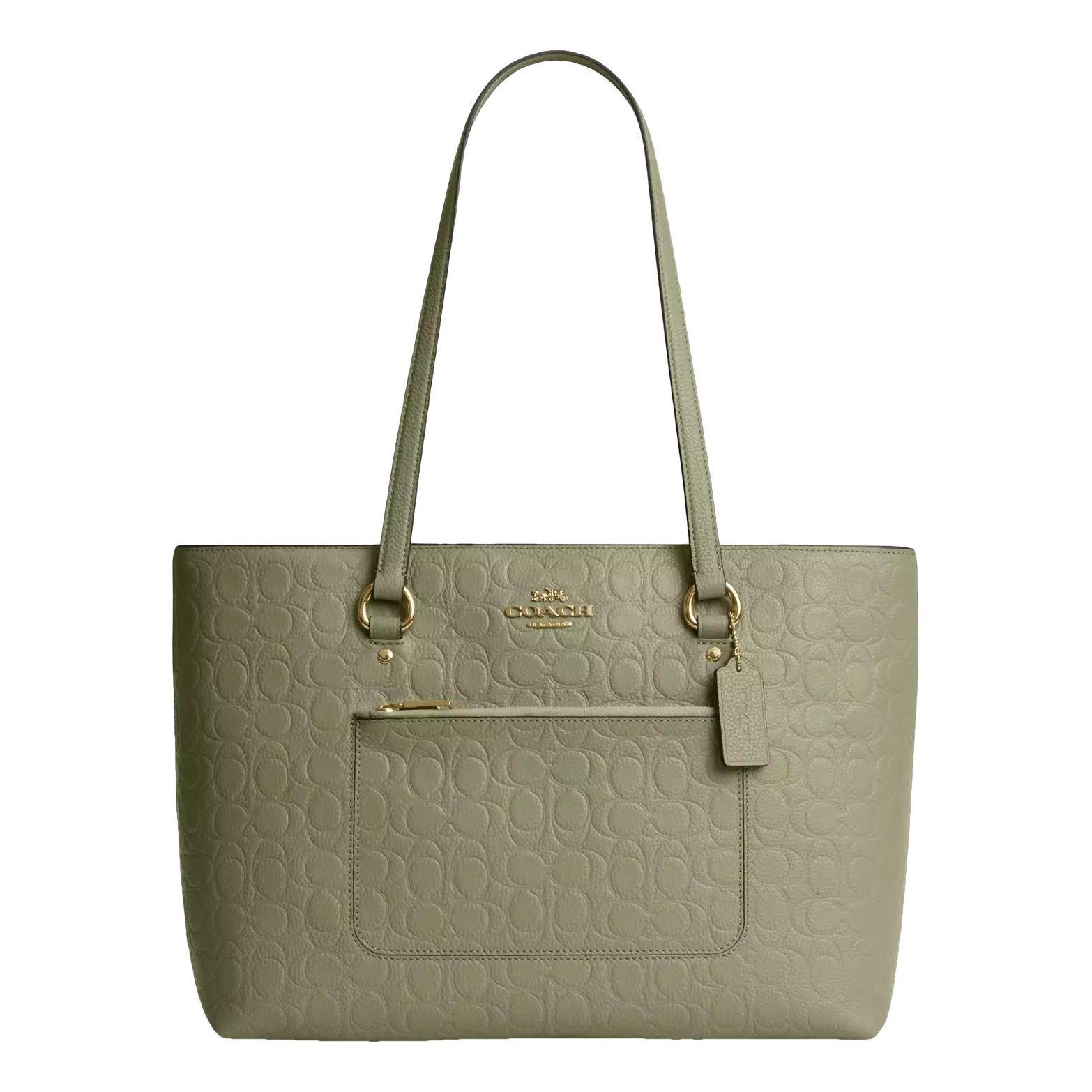 Leather tote