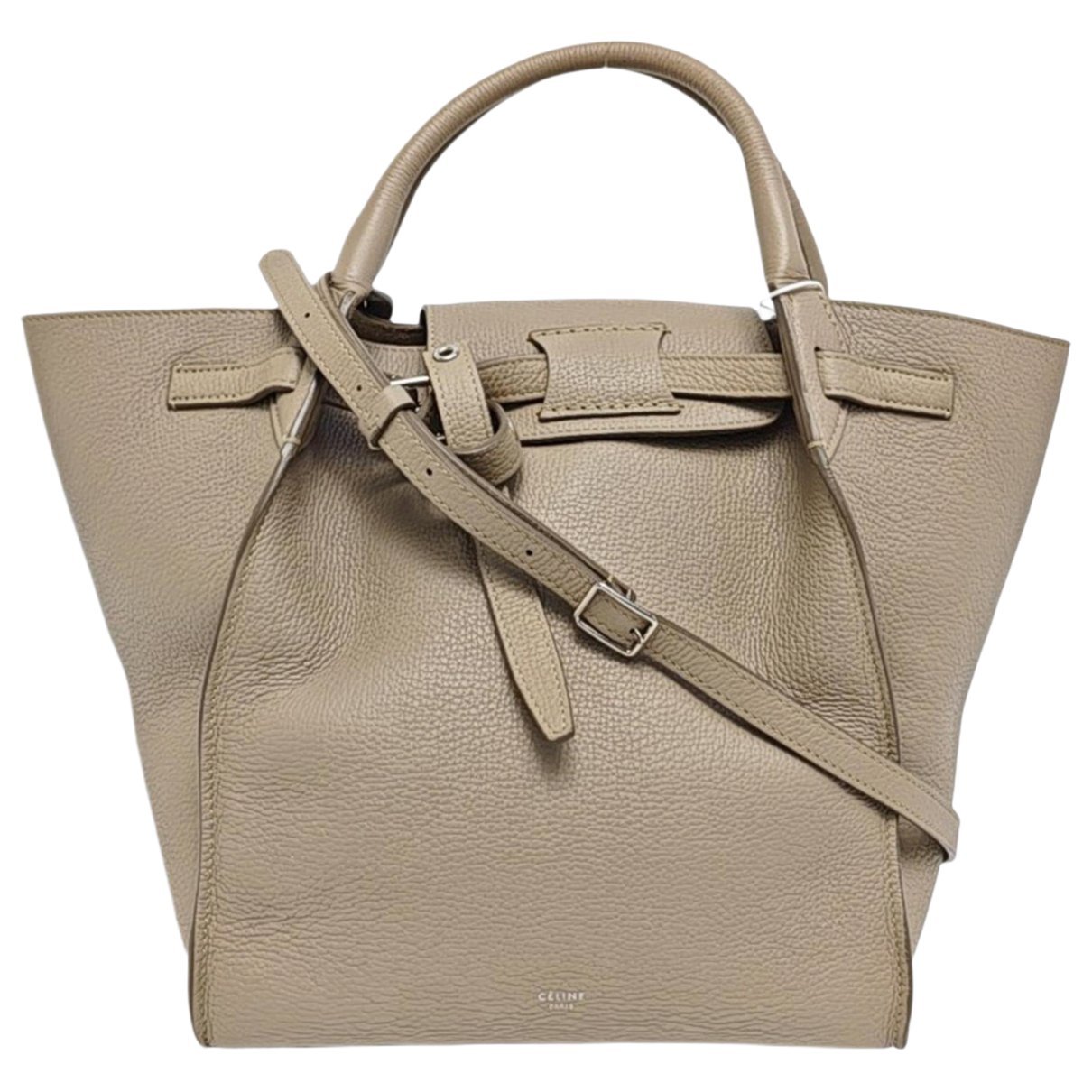 Big Bag leather handbag