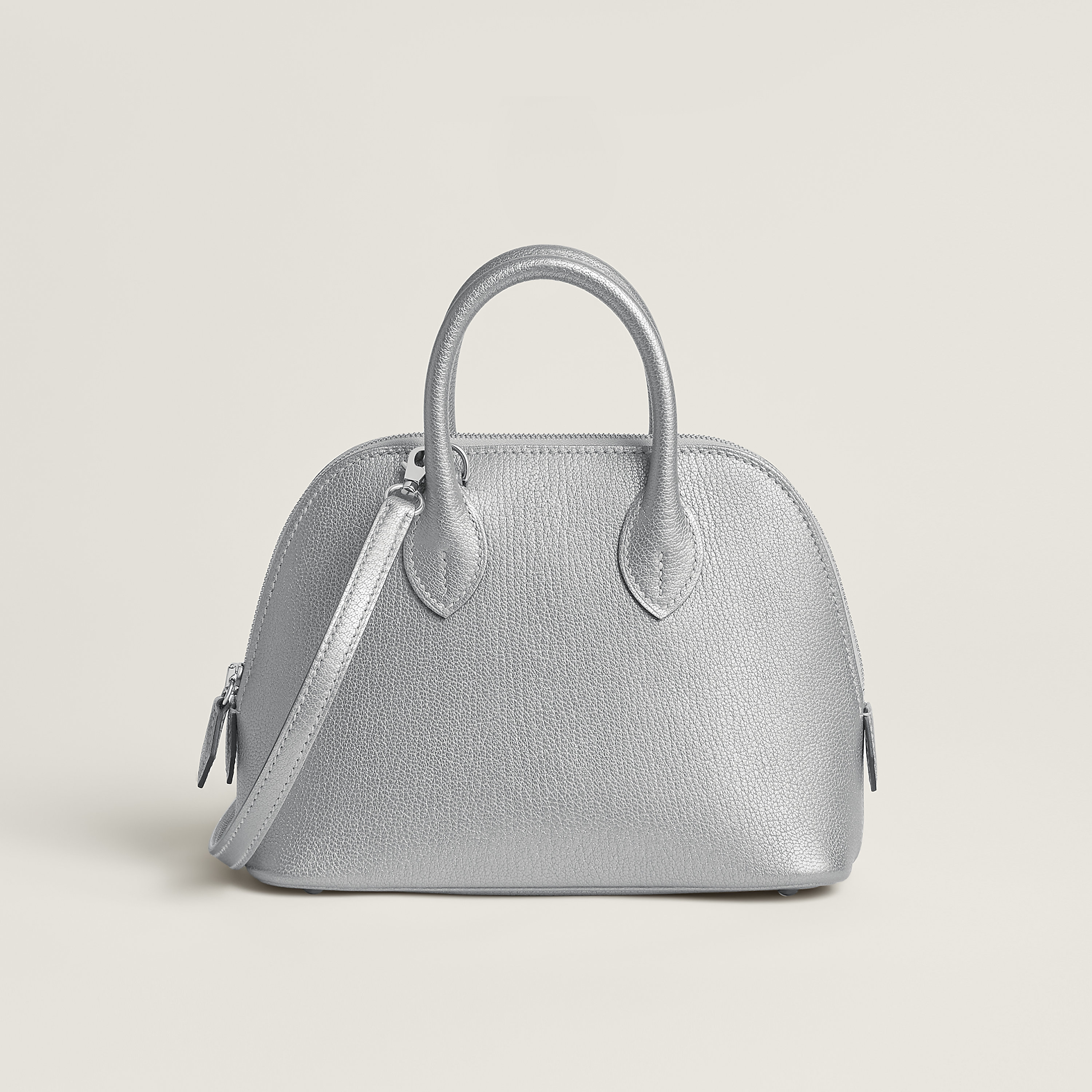 Hermès Mini Bolide in silver