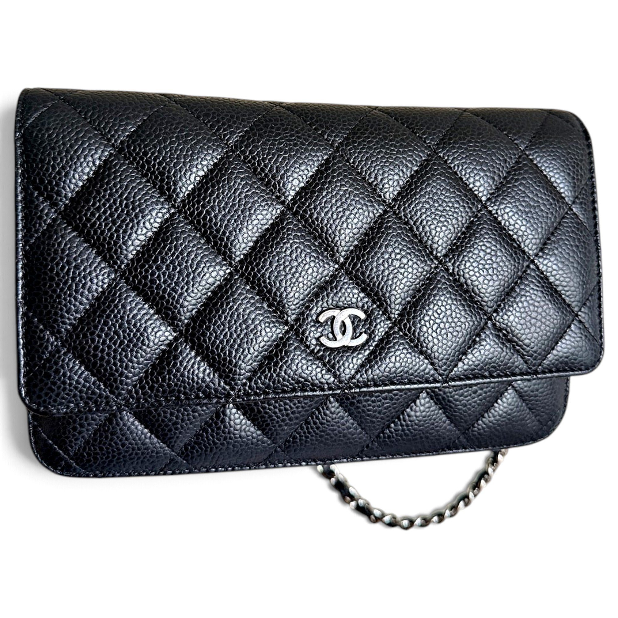 Wallet On Chain Timeless/Classique leather crossbody bag