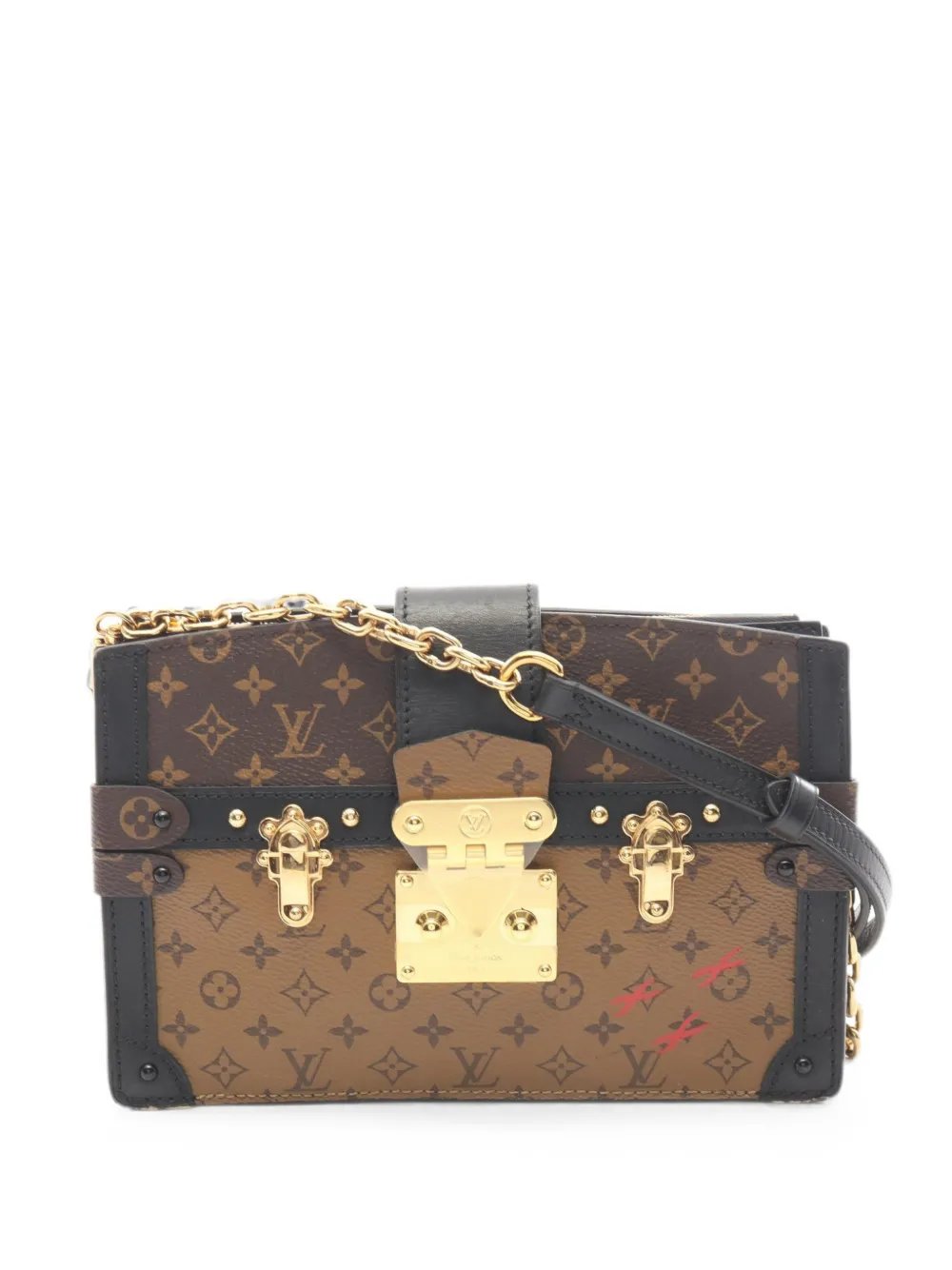 2021 Monogram Reverse Trunk Clutch shoulder bag