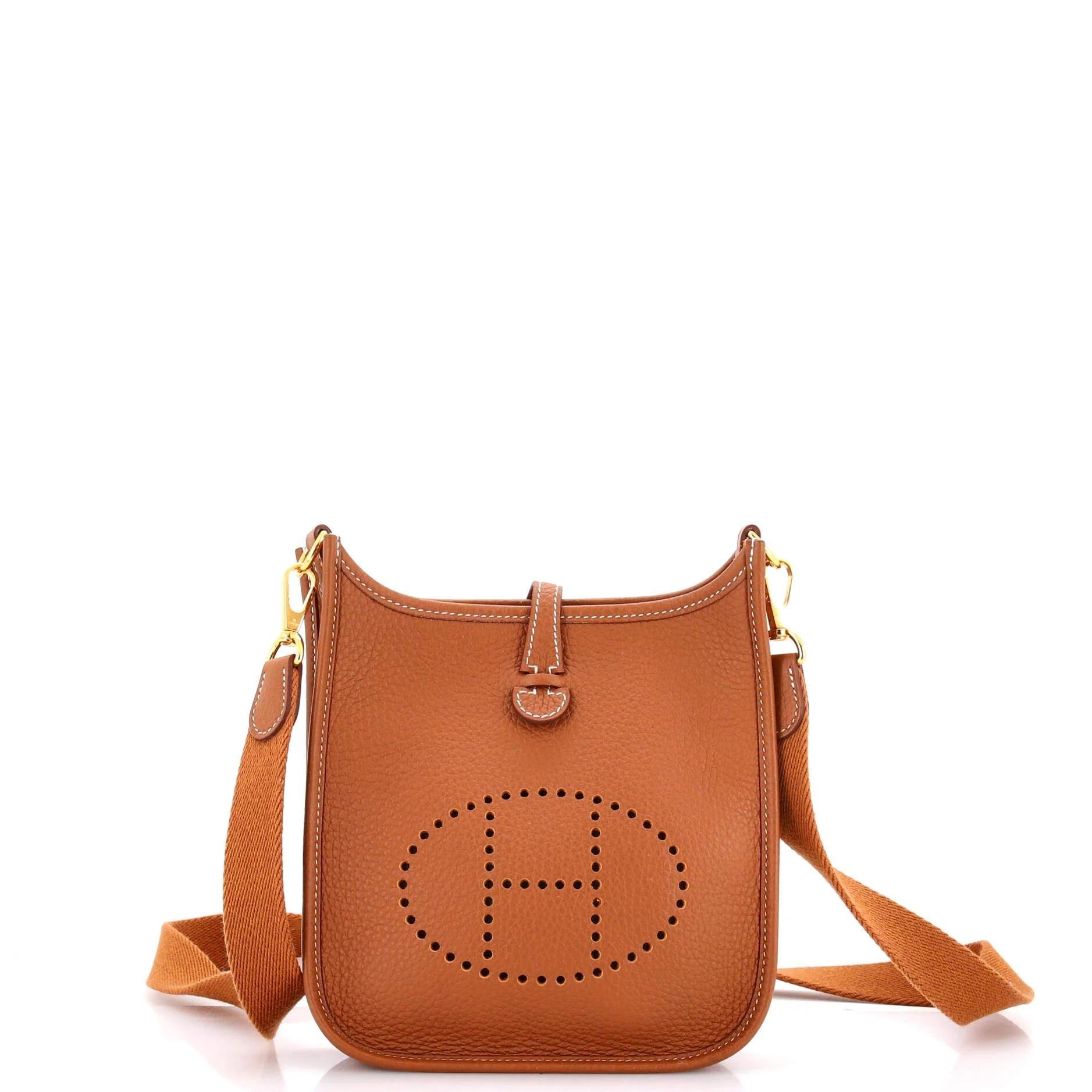 Mini Evelyne leather crossbody bag