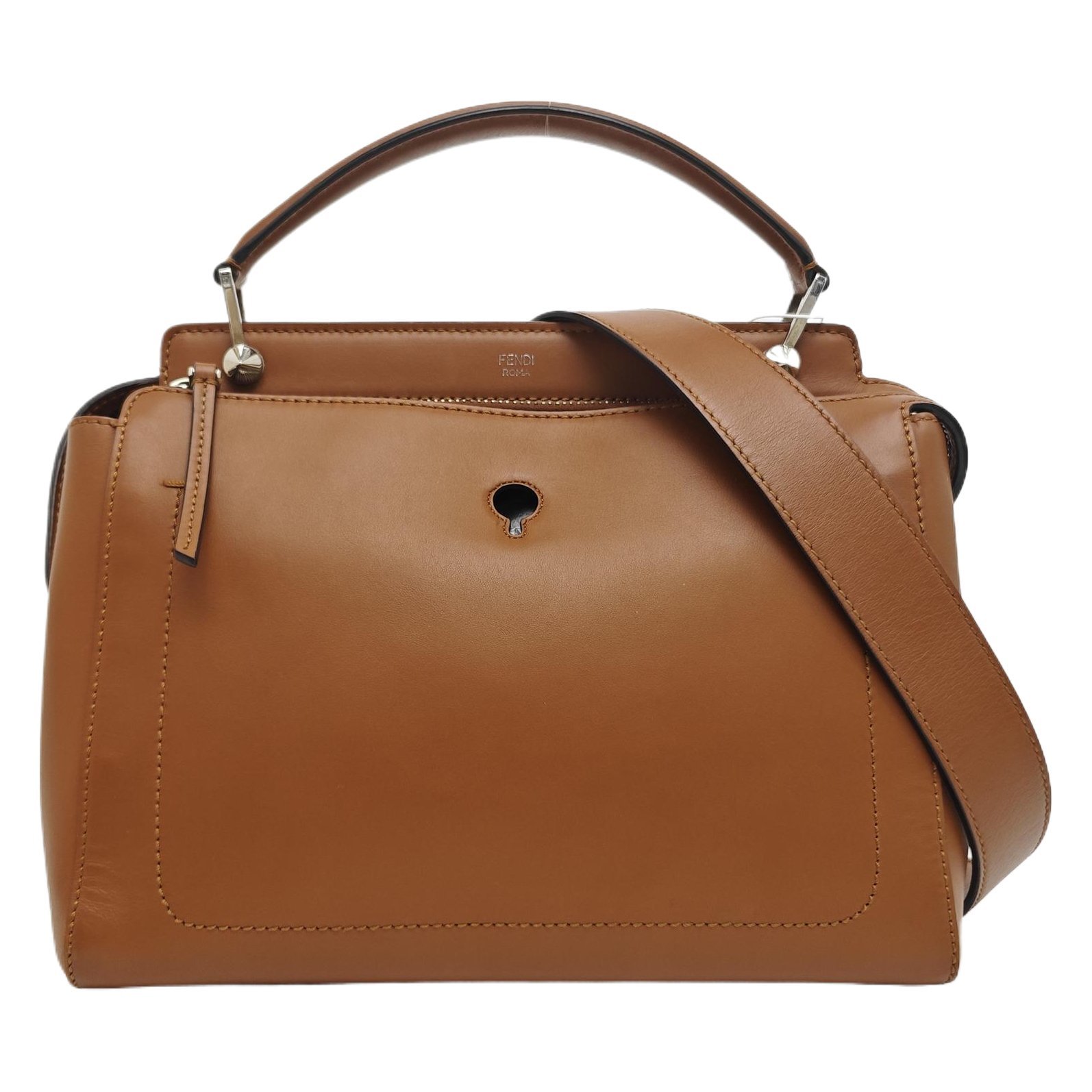 Dot Com leather handbag
