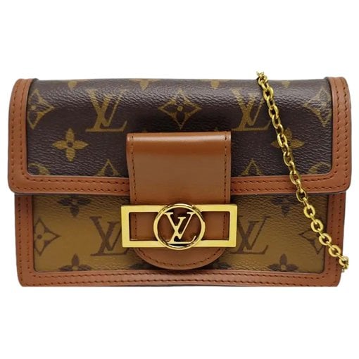 Dauphine leather handbag