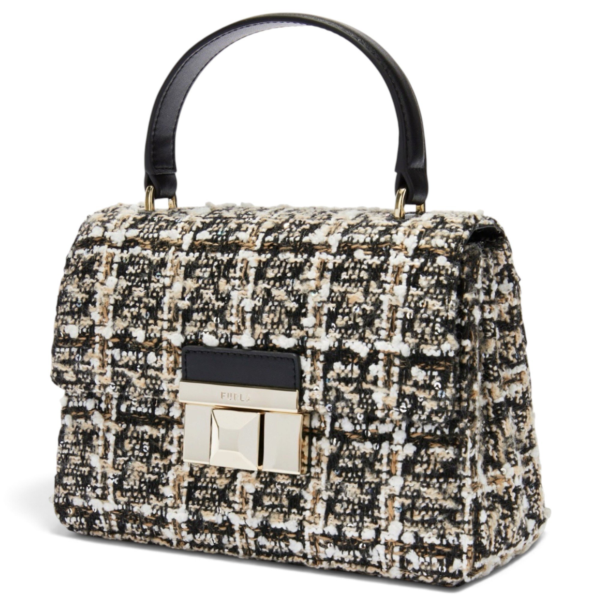 Metropolis tweed crossbody bag