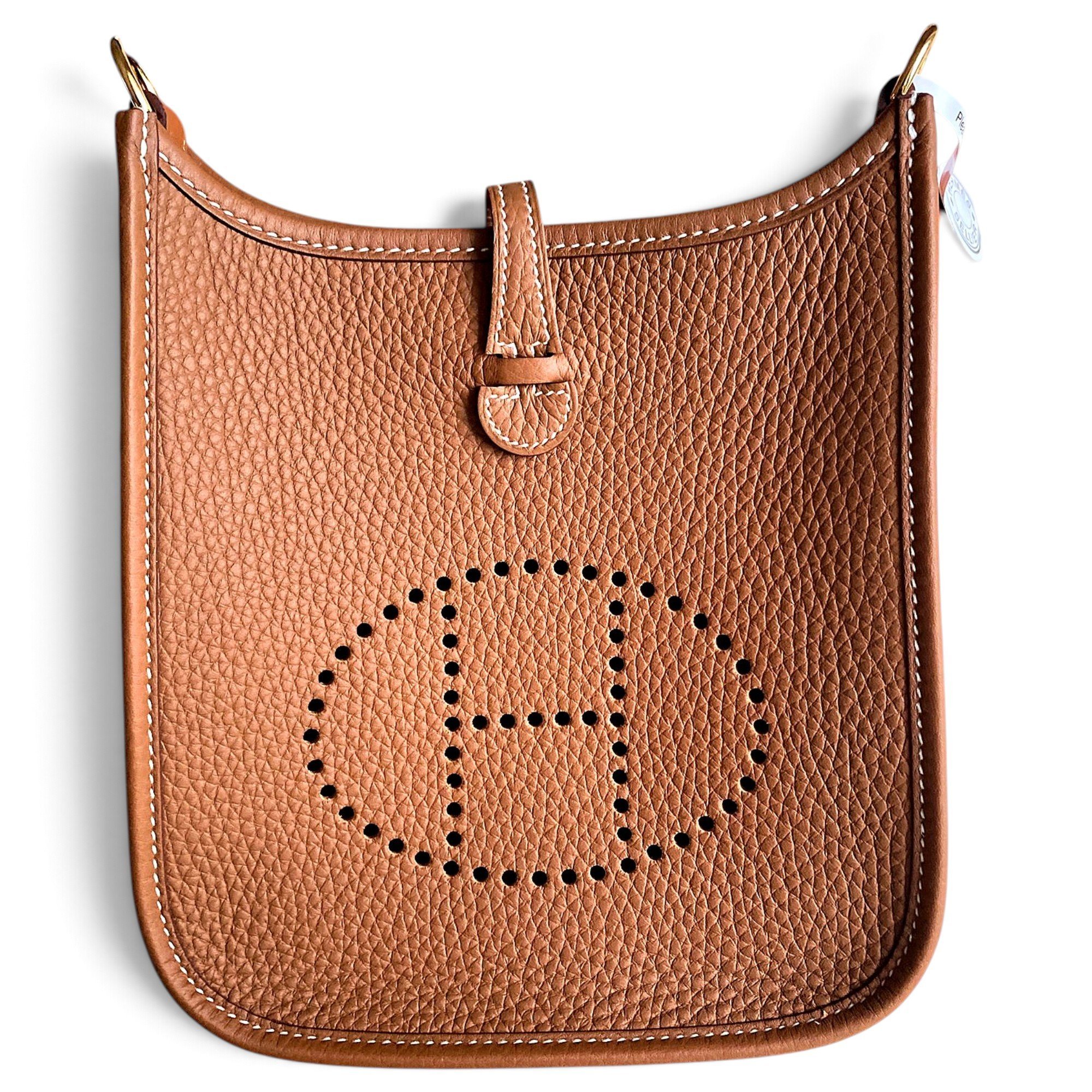 Hermes Evelyne Handbag Gold