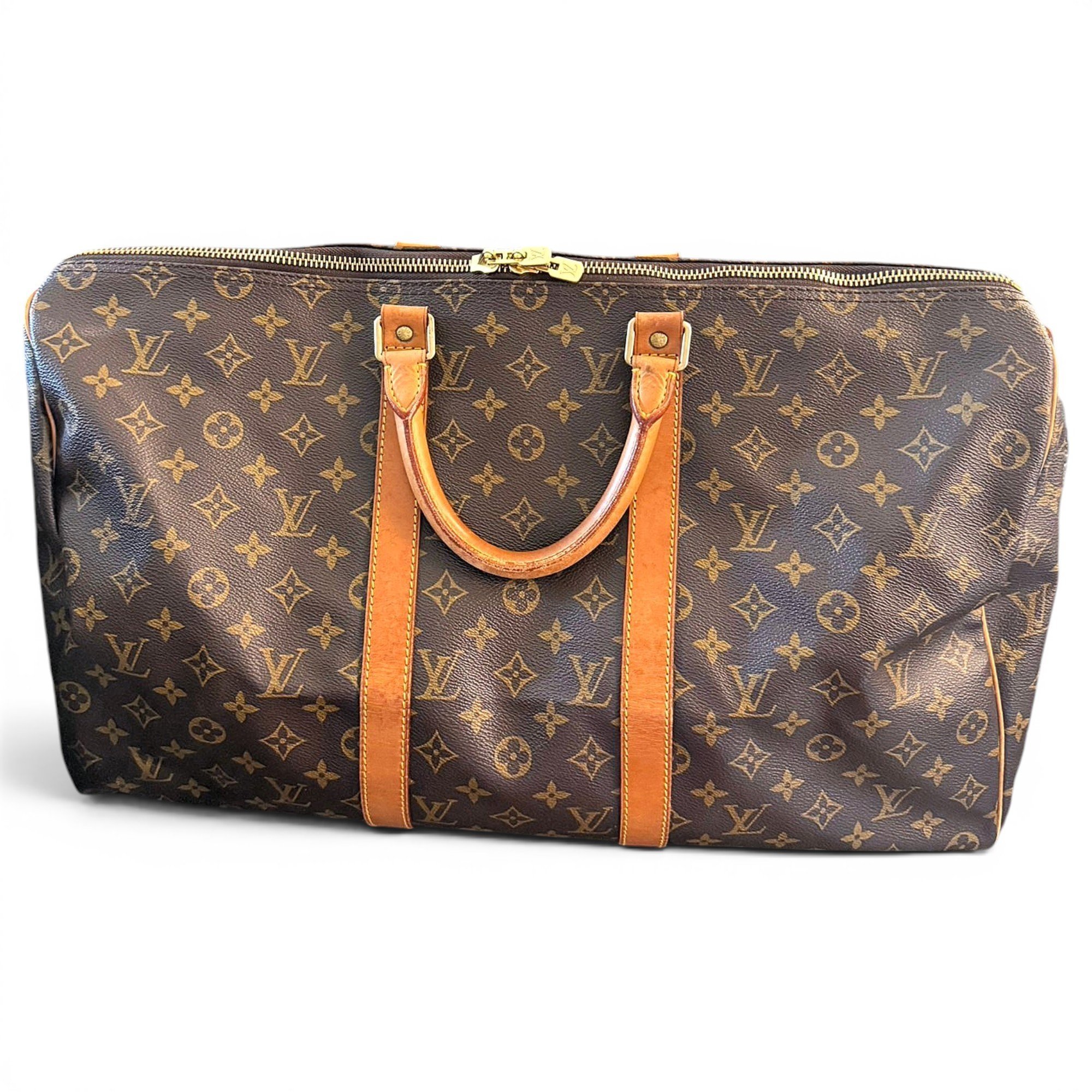 Sac souple leather 48h bag