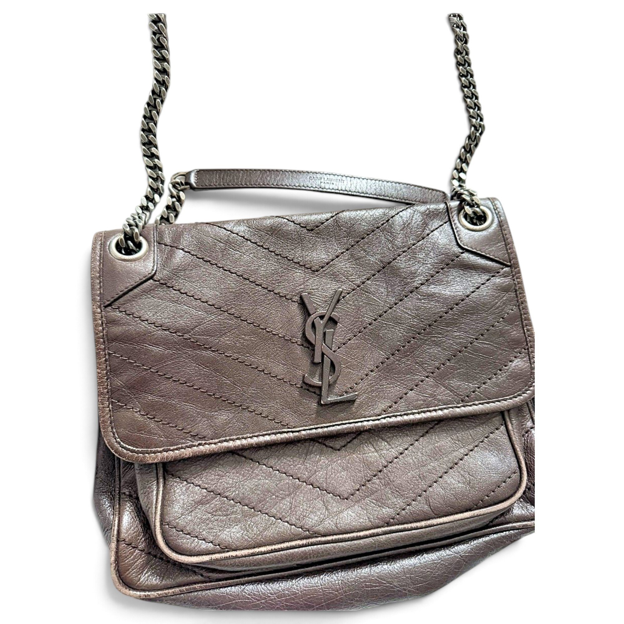Leather handbag