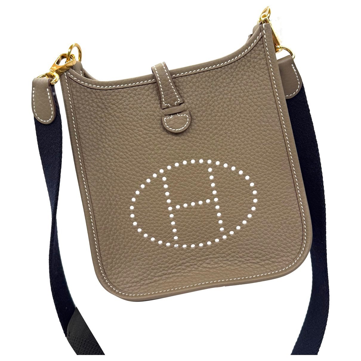 Evelyne leather handbag