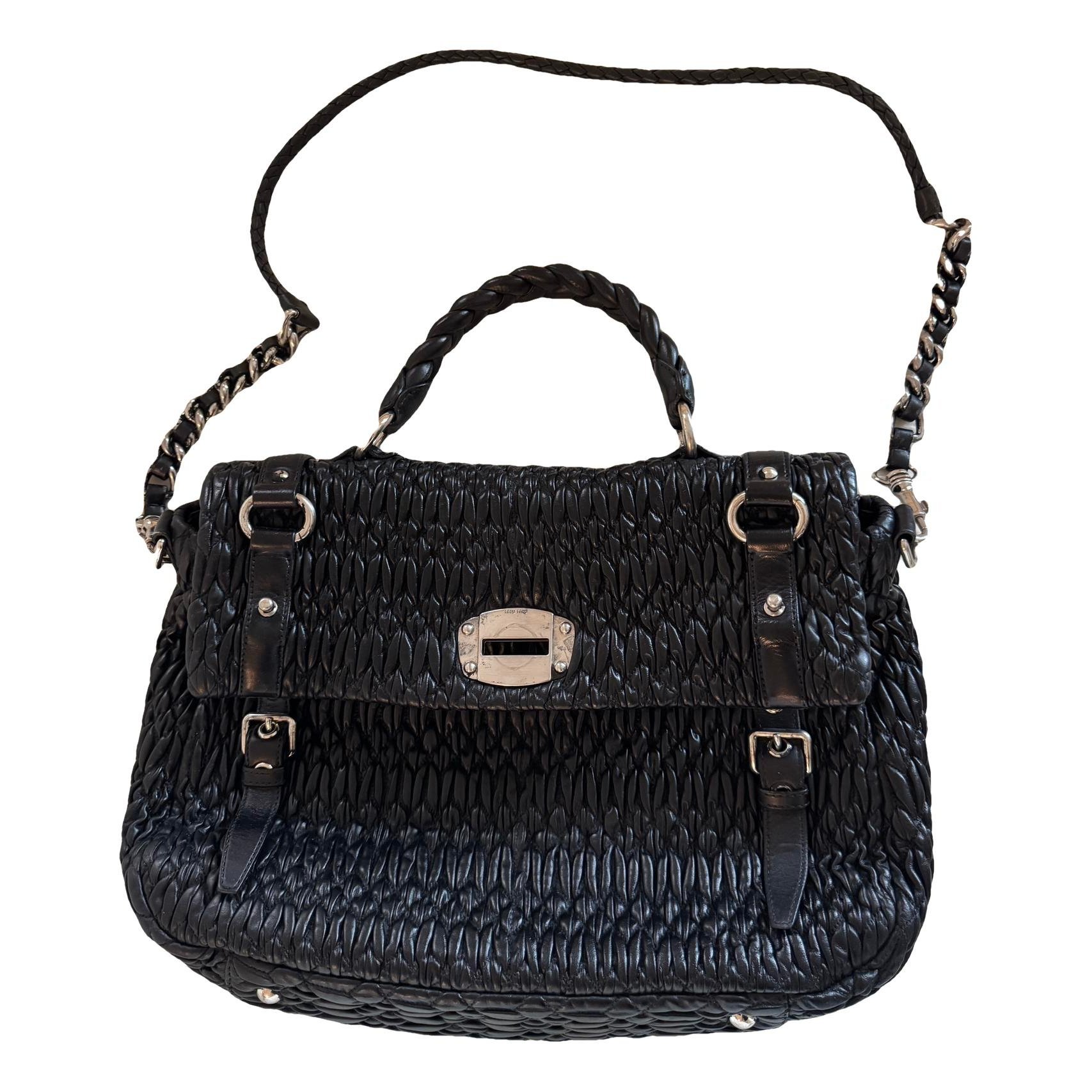 Leather handbag