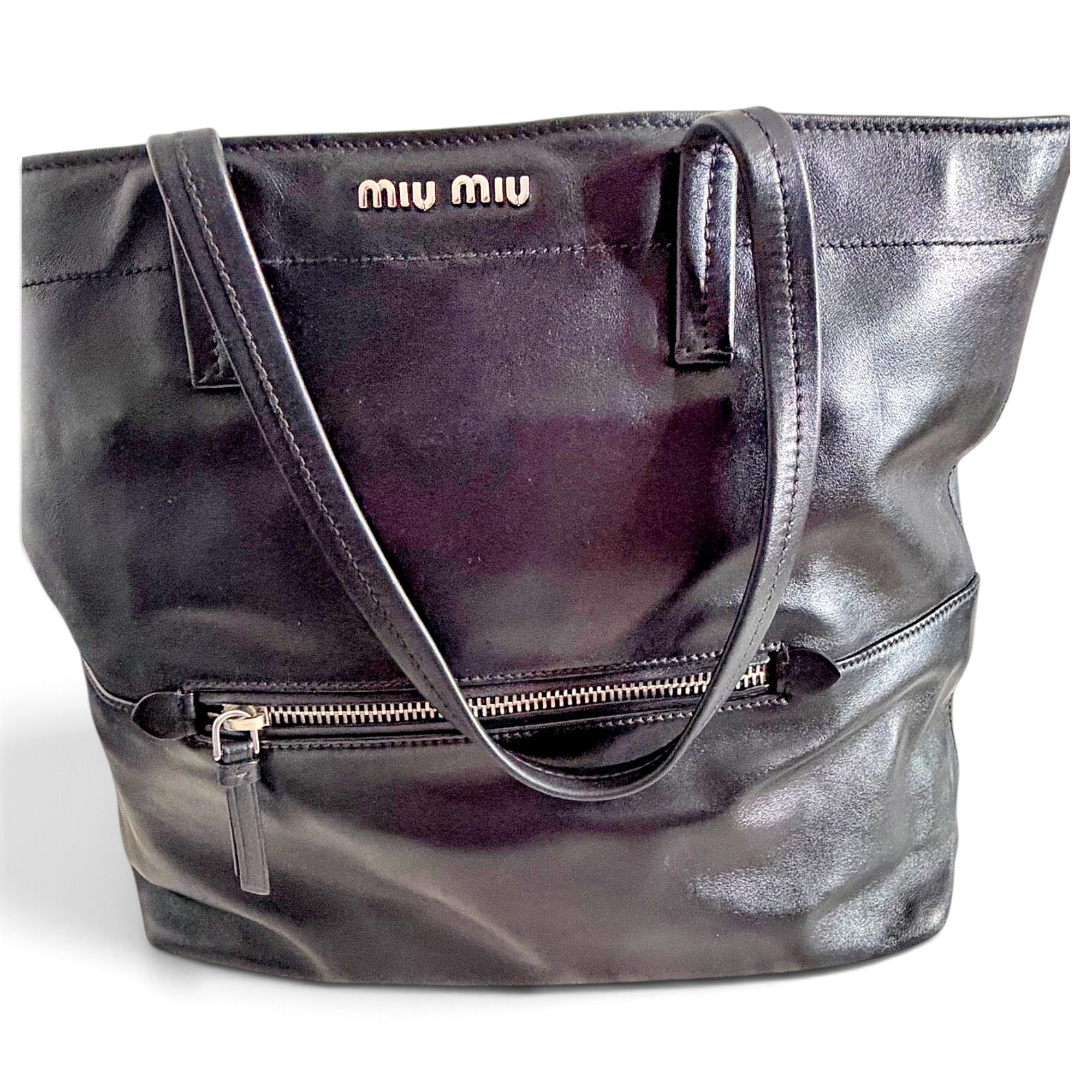 Miu Miu Leather tote
